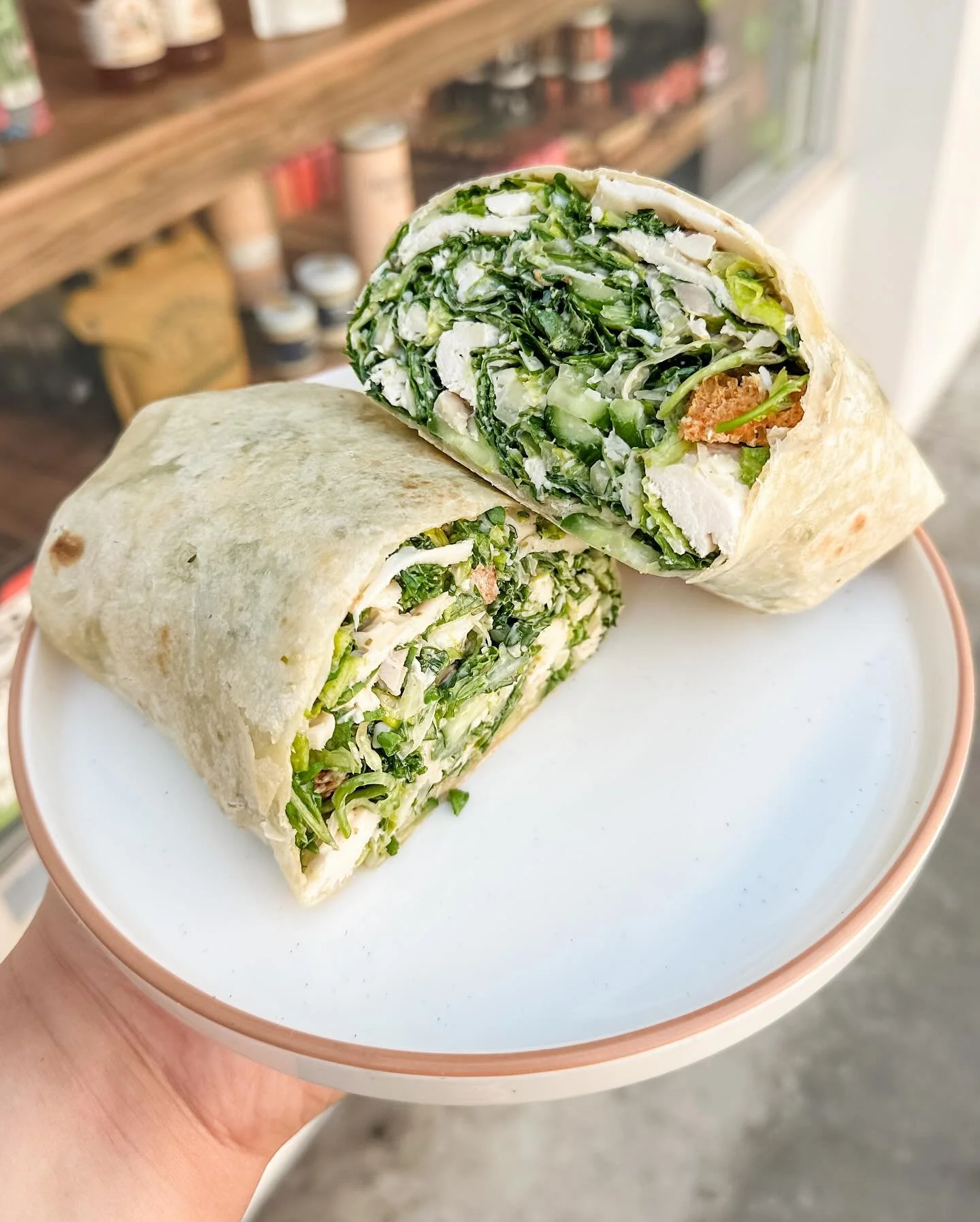 How do you like your Cali Chicken&hellip;. In a wrap? In a salad? Or on Ciabatta&hellip;. I can confirm I have had all 3 and not one of them disappoints! Not to Mention we have GF tortillas from @eatcoyotas and they slap! Everything is beyond amazing