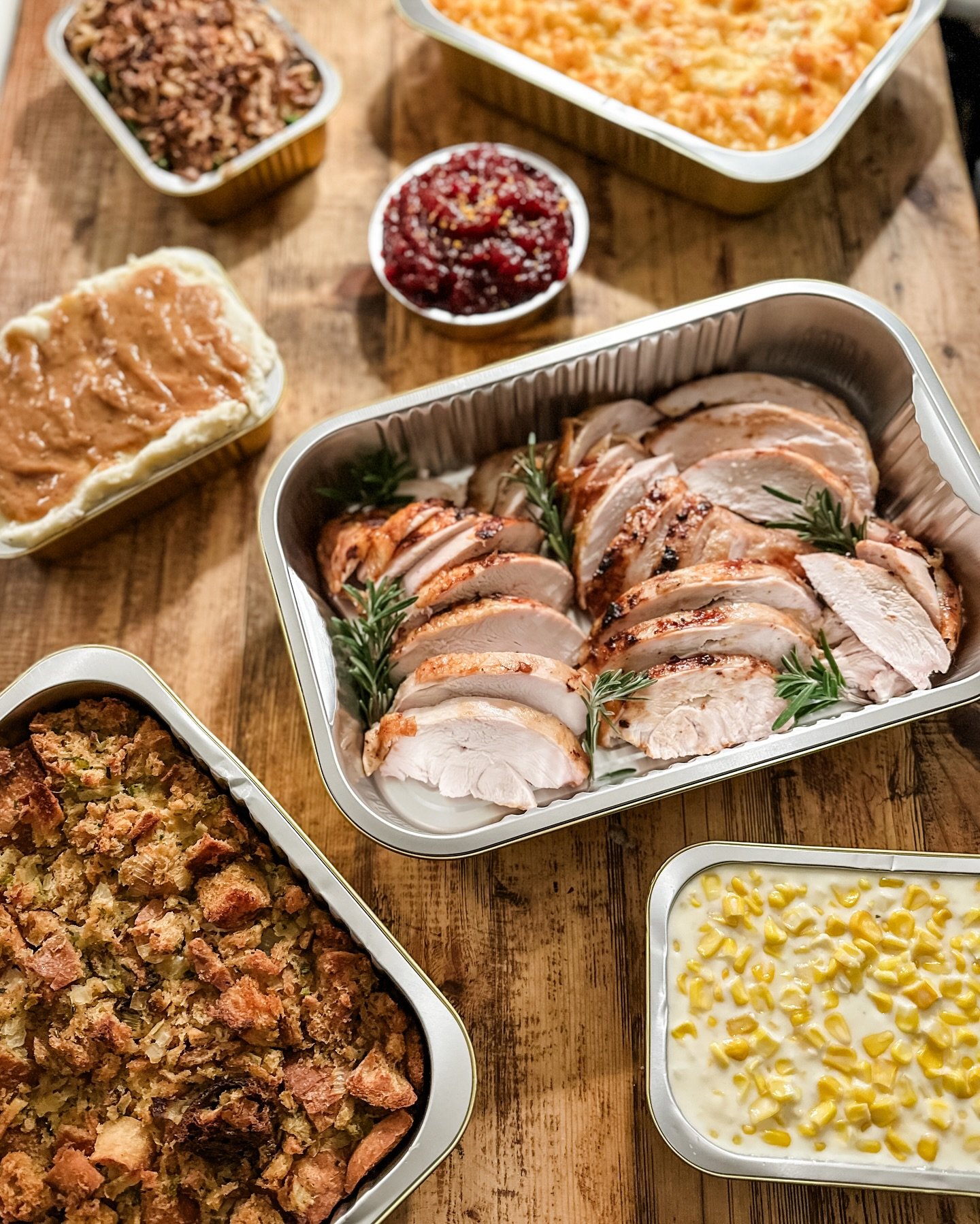 We are so grateful and thankful for our community and beyond excited about our Thanksgiving menu! If you are looking for some premade options for the holidays we have got you covered!