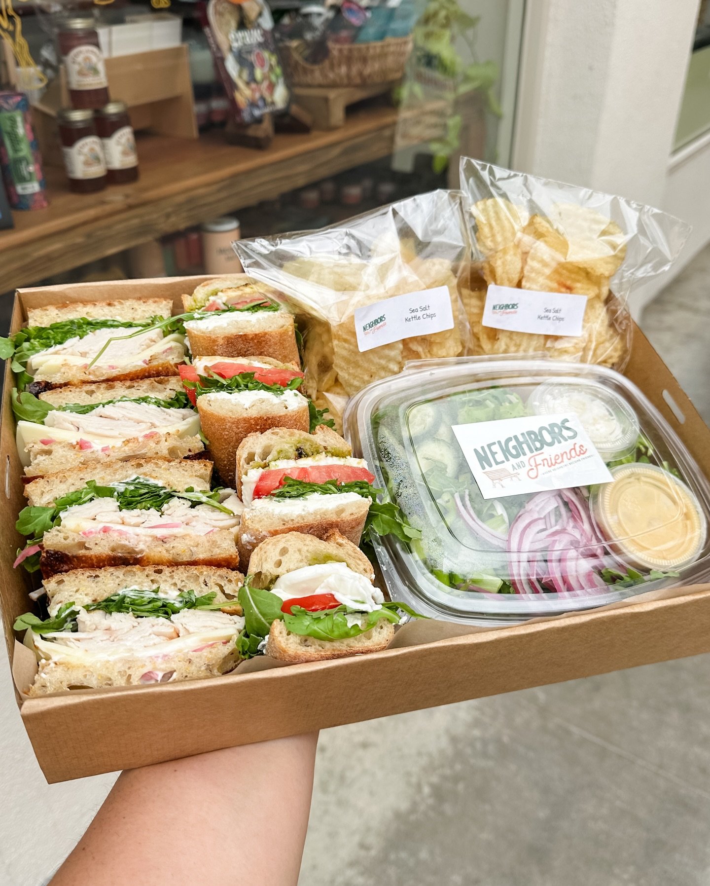 The Benito Bowl is on Sunday and that means you means you need game day snacks so swing by and grab sandwiches or a picnic pack, pasta salad, did someone say caramelized onion dip? We have got you covered!