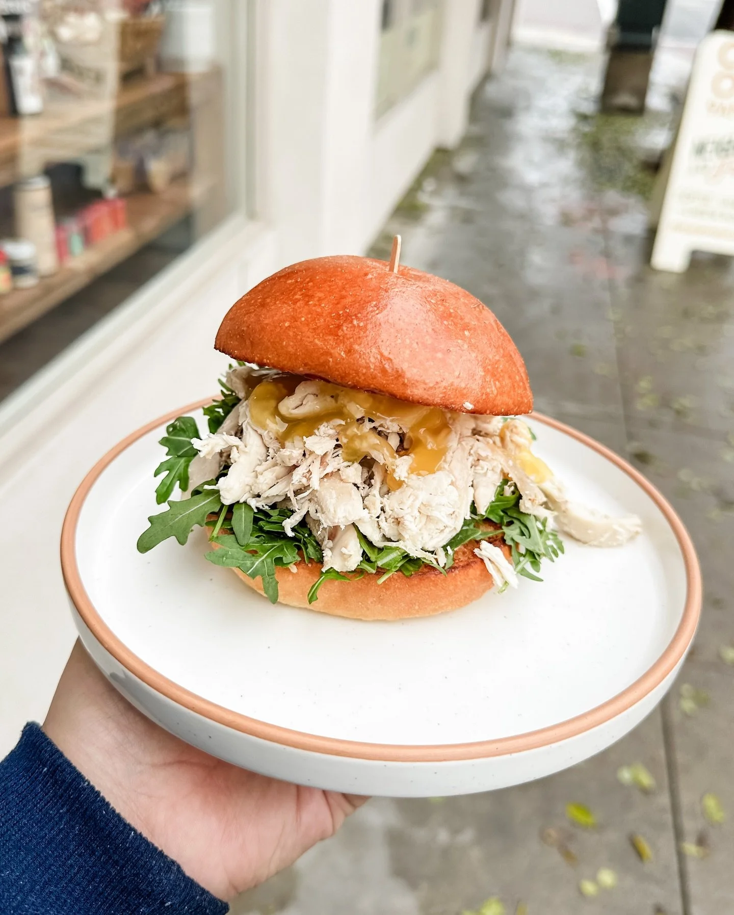 This is our #1 seller after our Bacon, Egg and Cheese&hellip; these milk buns do it for us what can we say other than thank you @outofthinair.la but the other thing I love about this sandwich is the simplicity. And when you have incredible ingredient