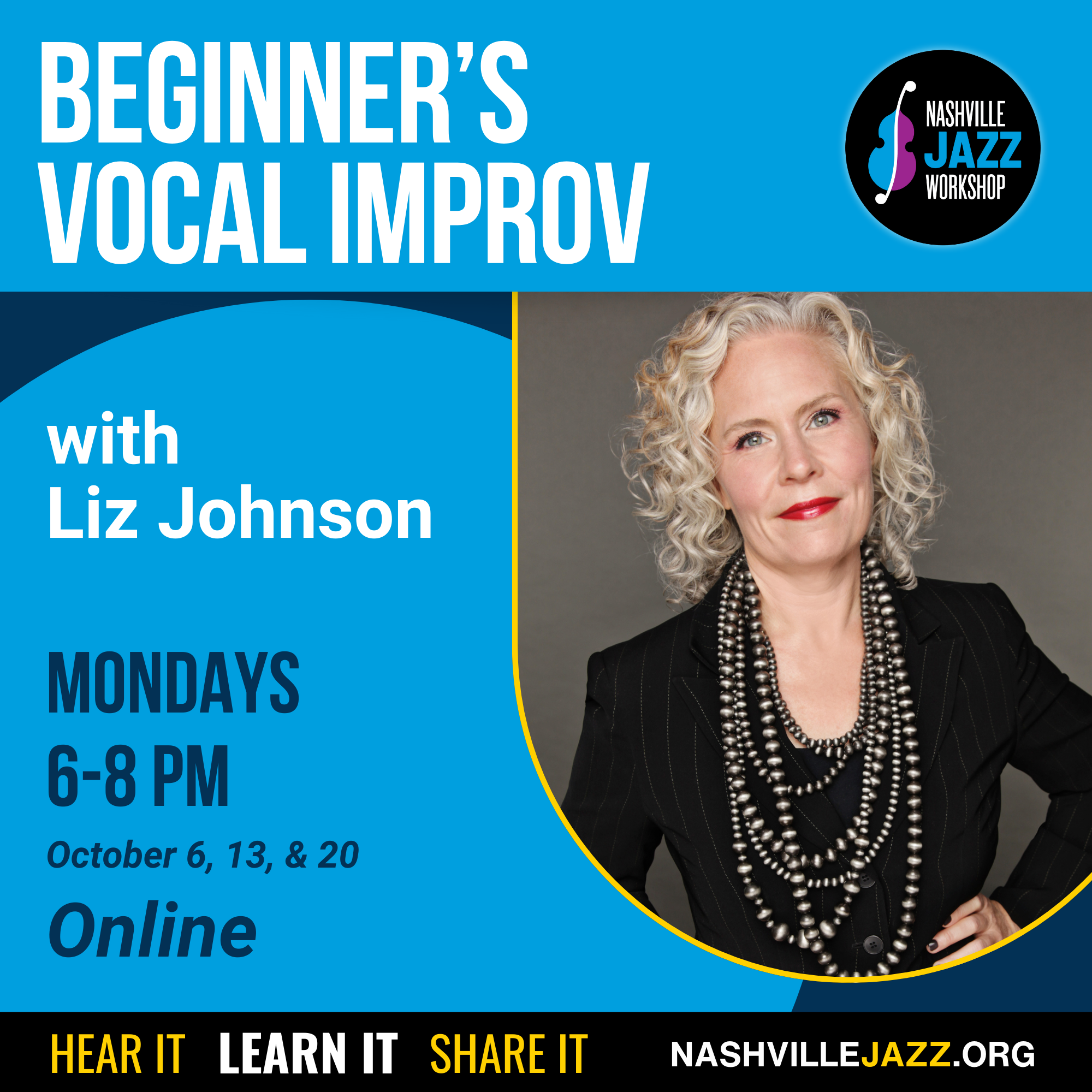 Beginner’s Vocal Improvisation with Liz Johnson