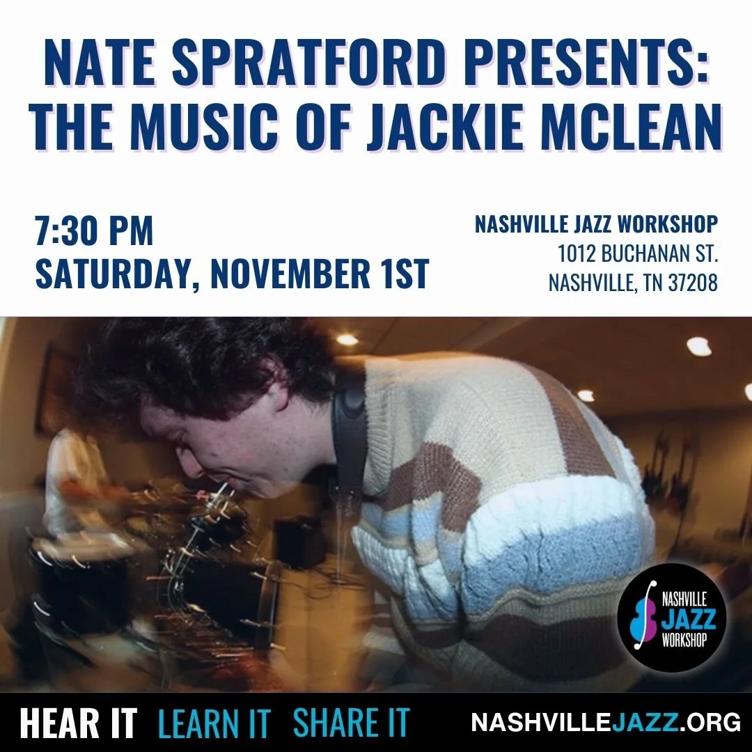 Nate Spratford Presents: The Music of Jackie McLean