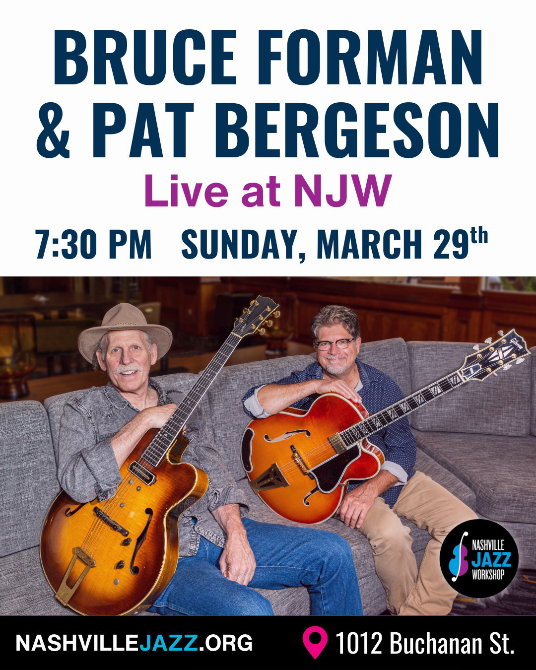 Bruce Forman and Pat Bergeson