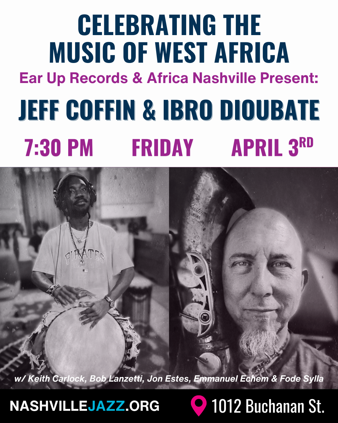Jeff Coffin & Ibro Dioubate: Celebrating the Music of West Africa