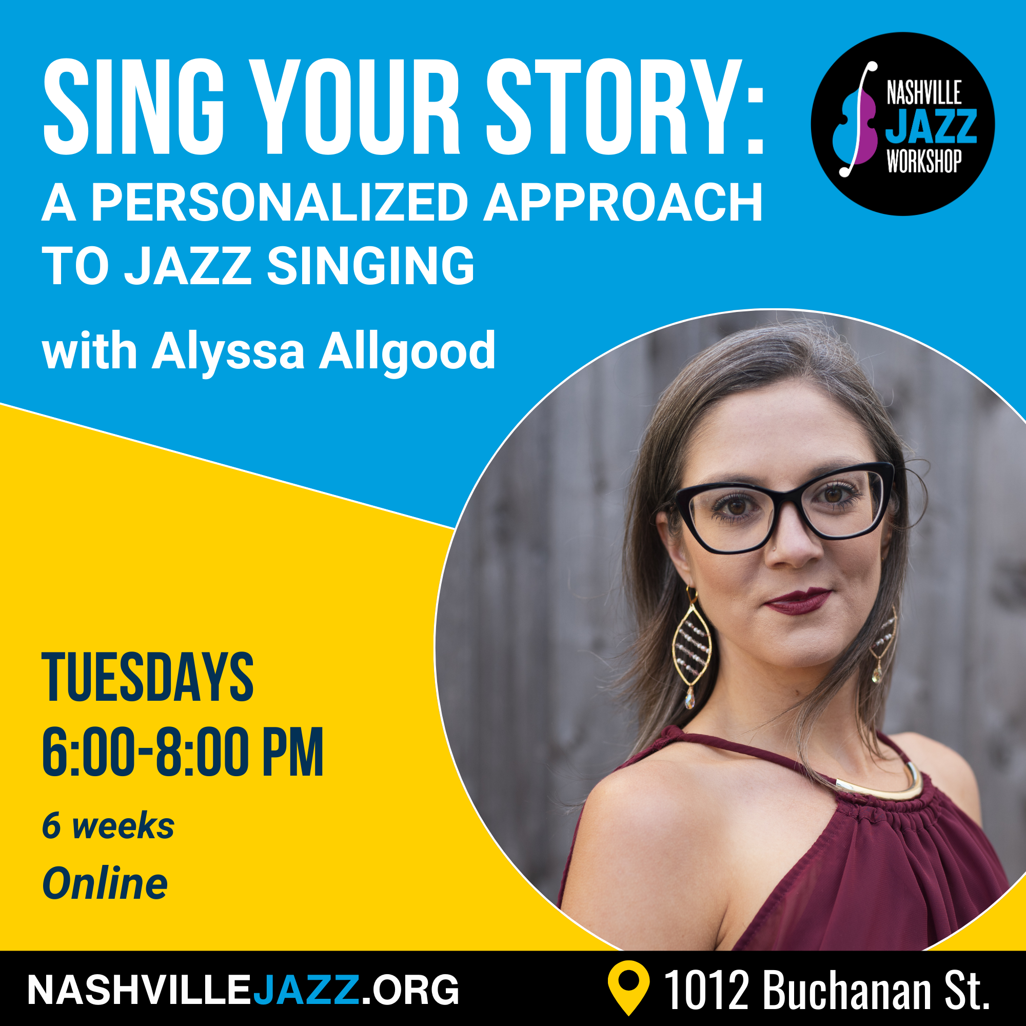 ONLINE - Sing Your Story: A Personalized Approach to Jazz Singing