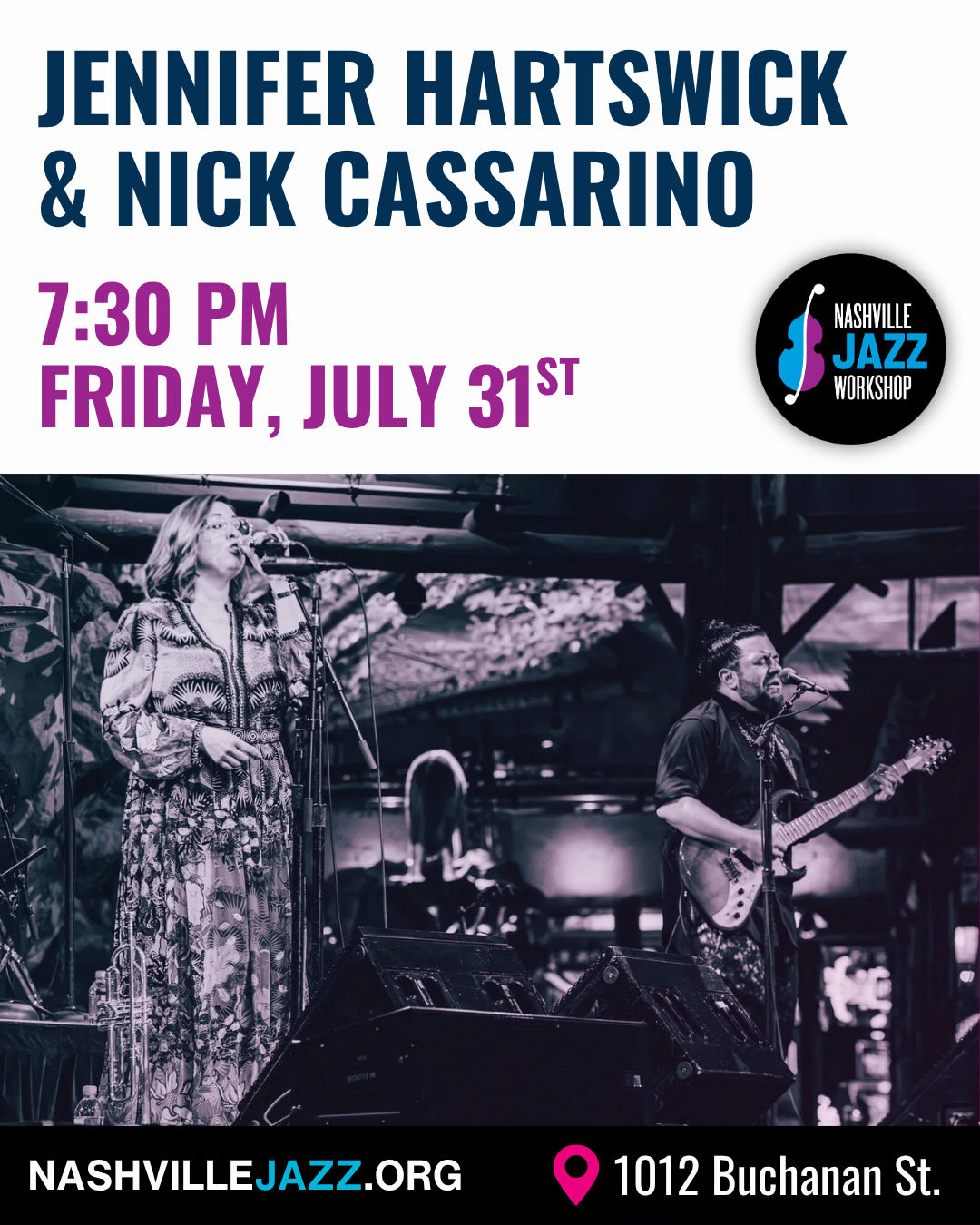 Jennifer Hartswick & Nick Cassarino