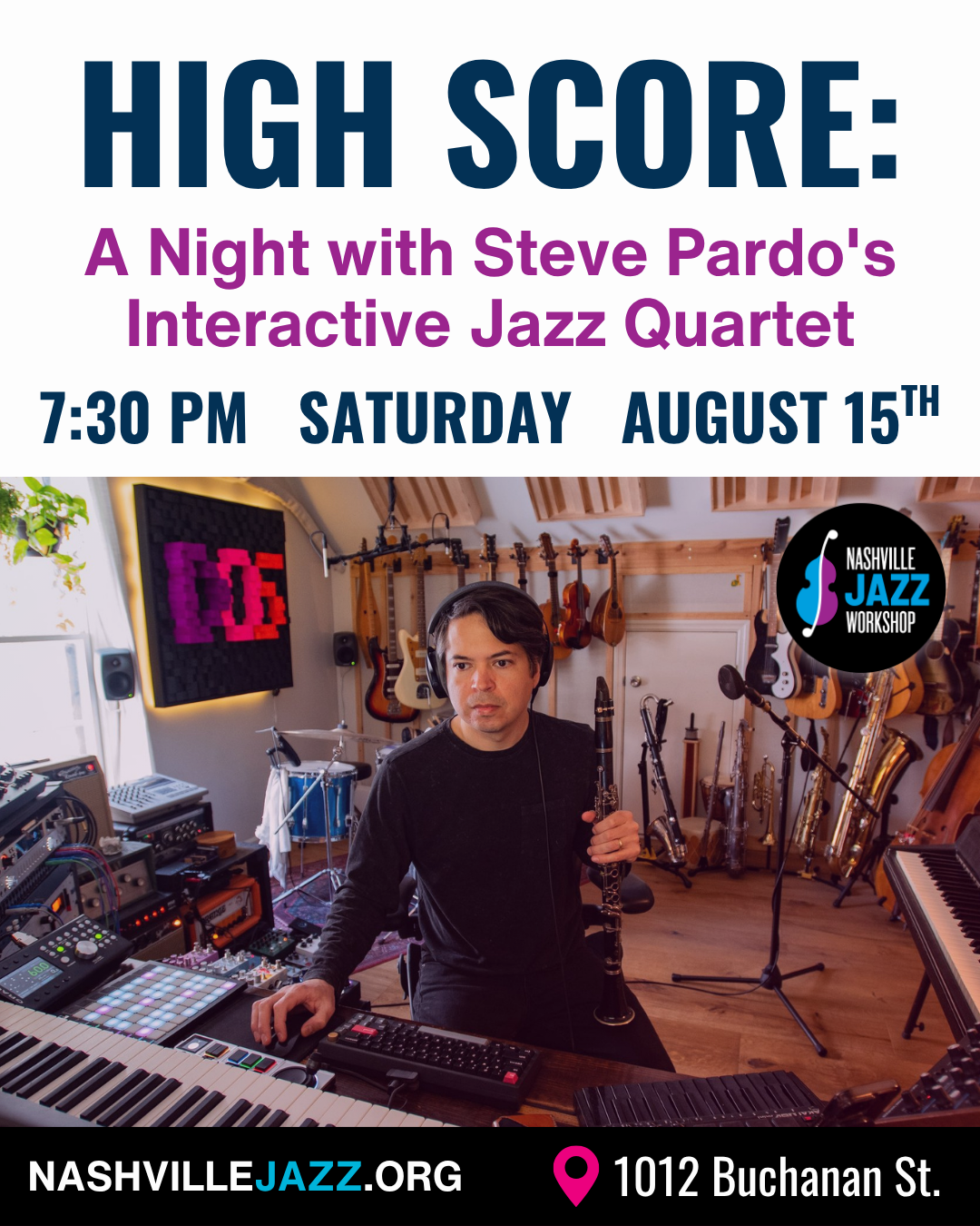 High Score: A Night with Steve Pardo's Interactive Jazz Quartet