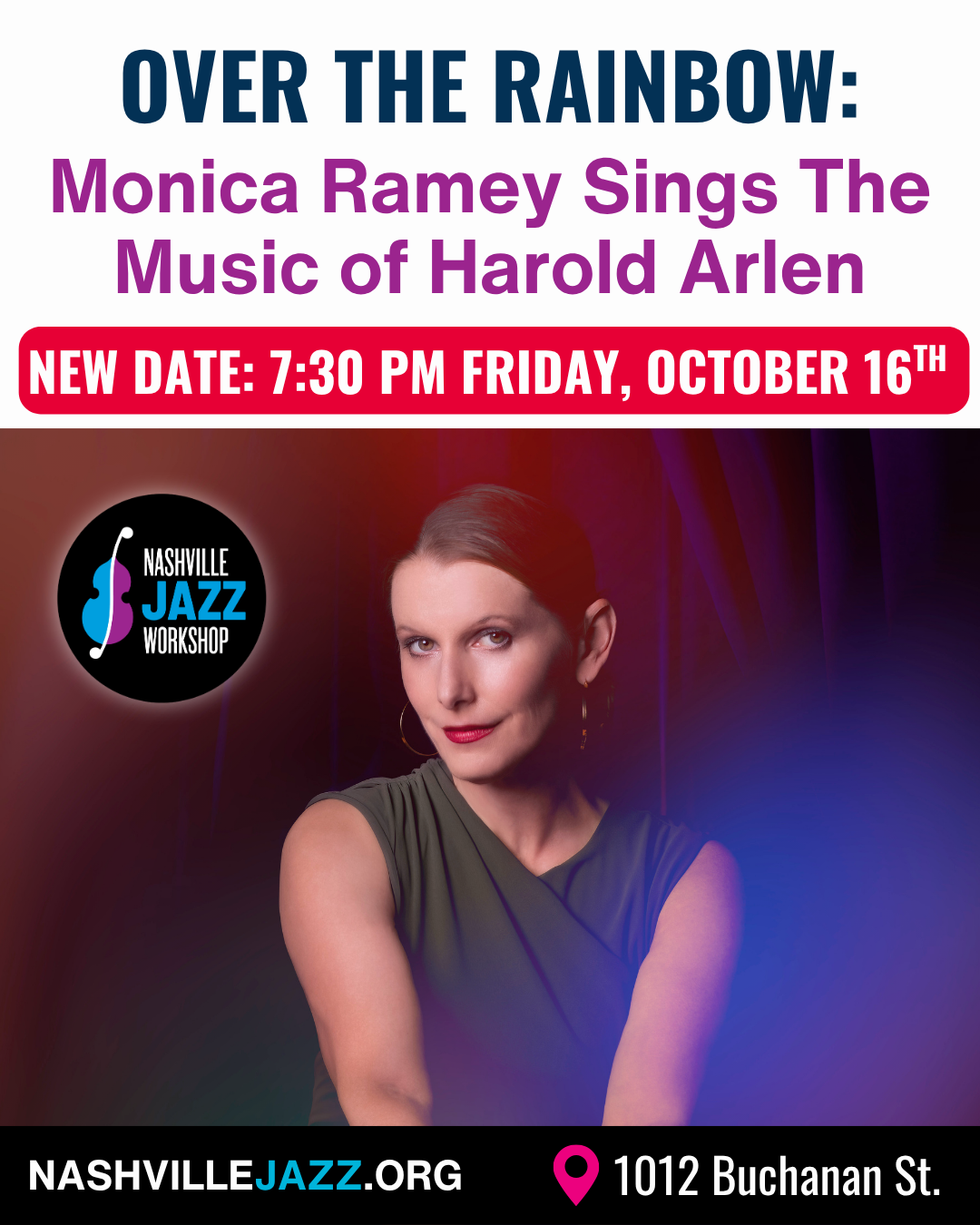 Over the Rainbow: Monica Ramey Sings The Music of Harold Arlen