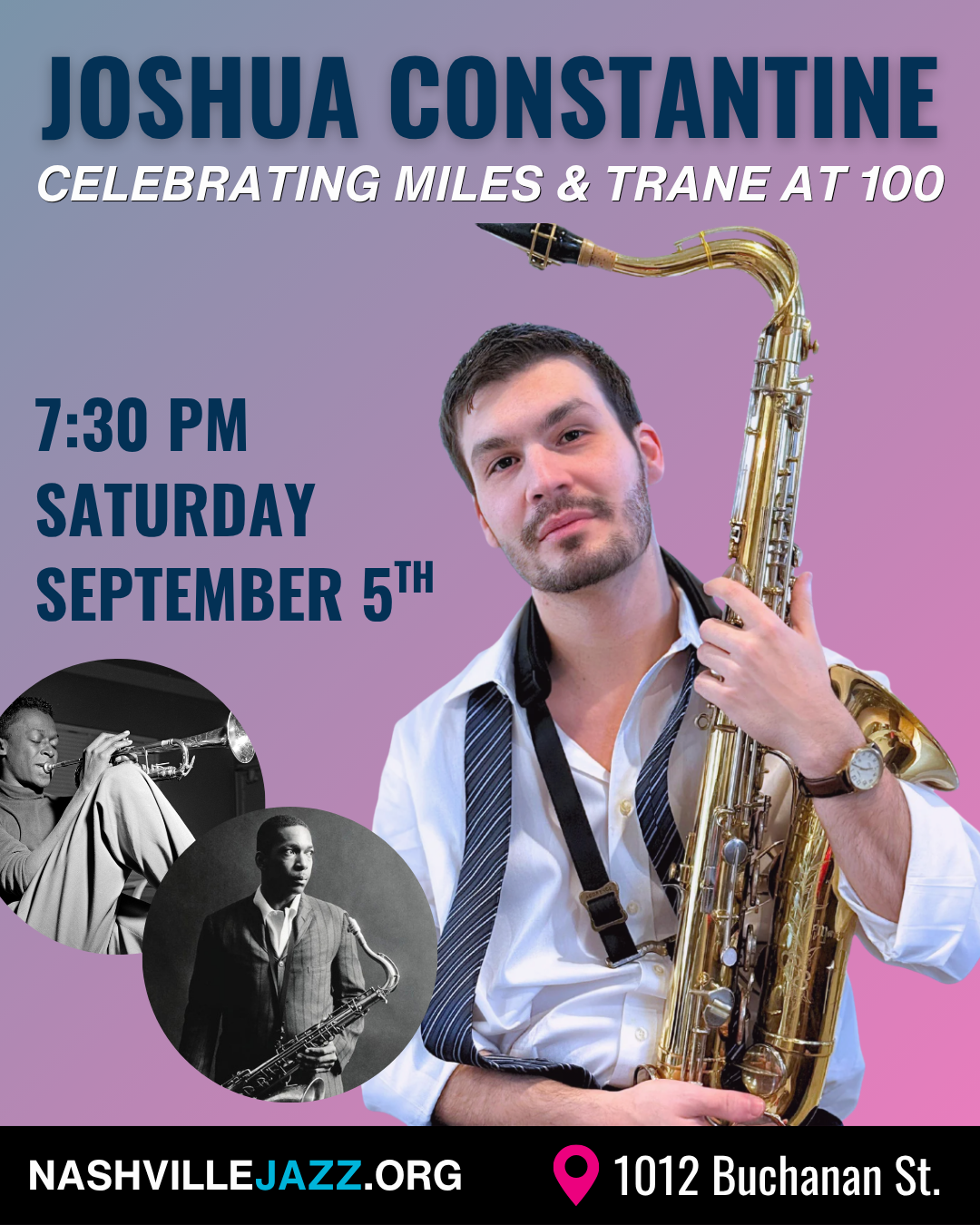 Joshua Constantine: Celebrating Miles & Trane at 100