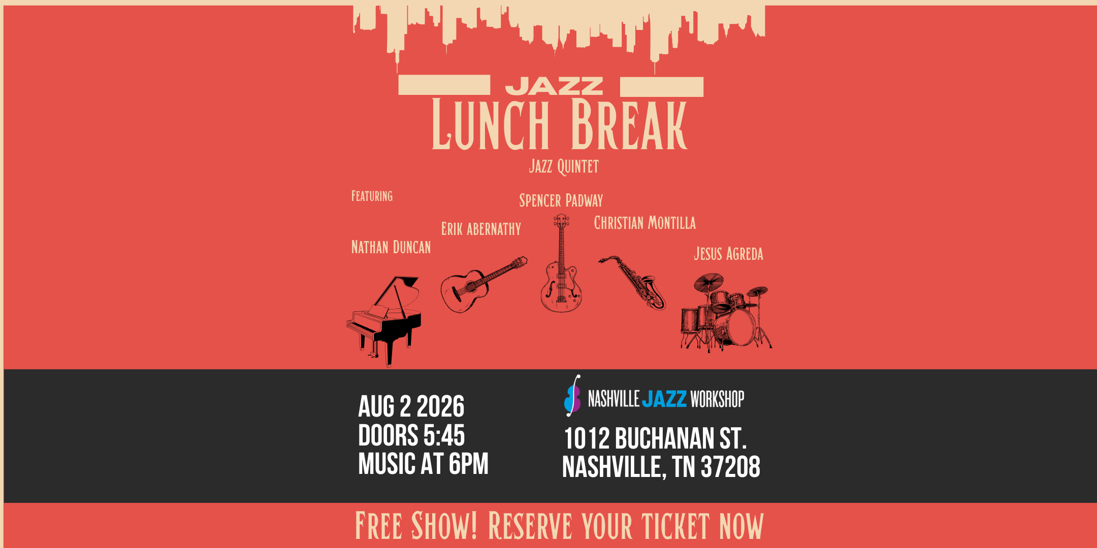 Lunch Break Jazz Ensemble - FREE Performance