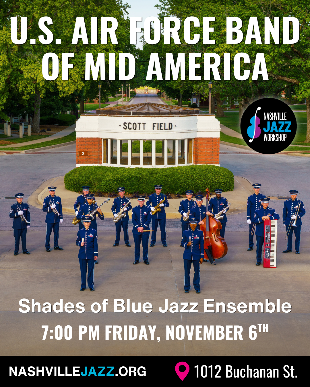 U.S. Air Force Band of Mid America: Shades of Blue Jazz Ensemble