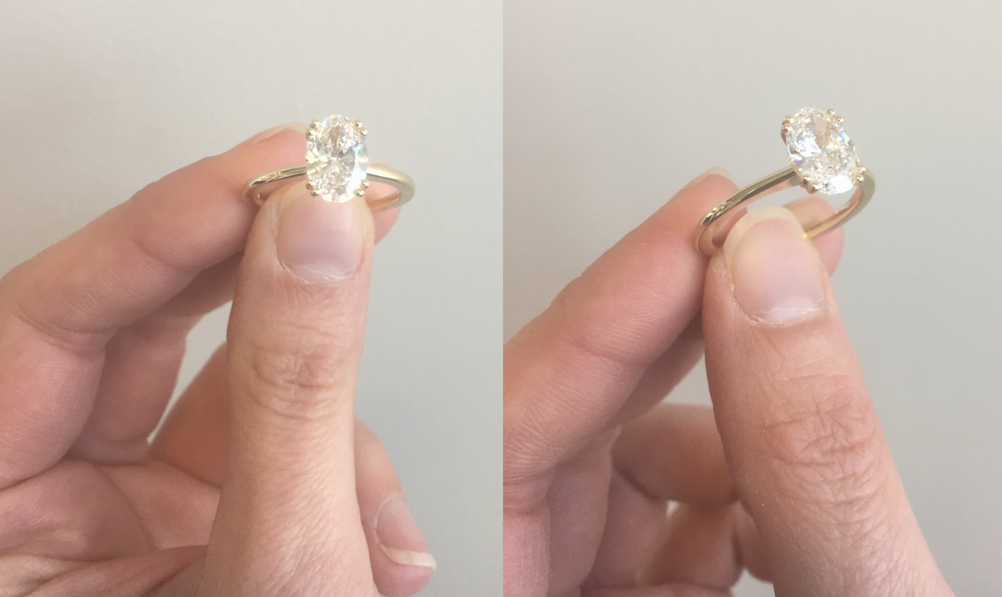 Diamond sunlight test for fluorescence