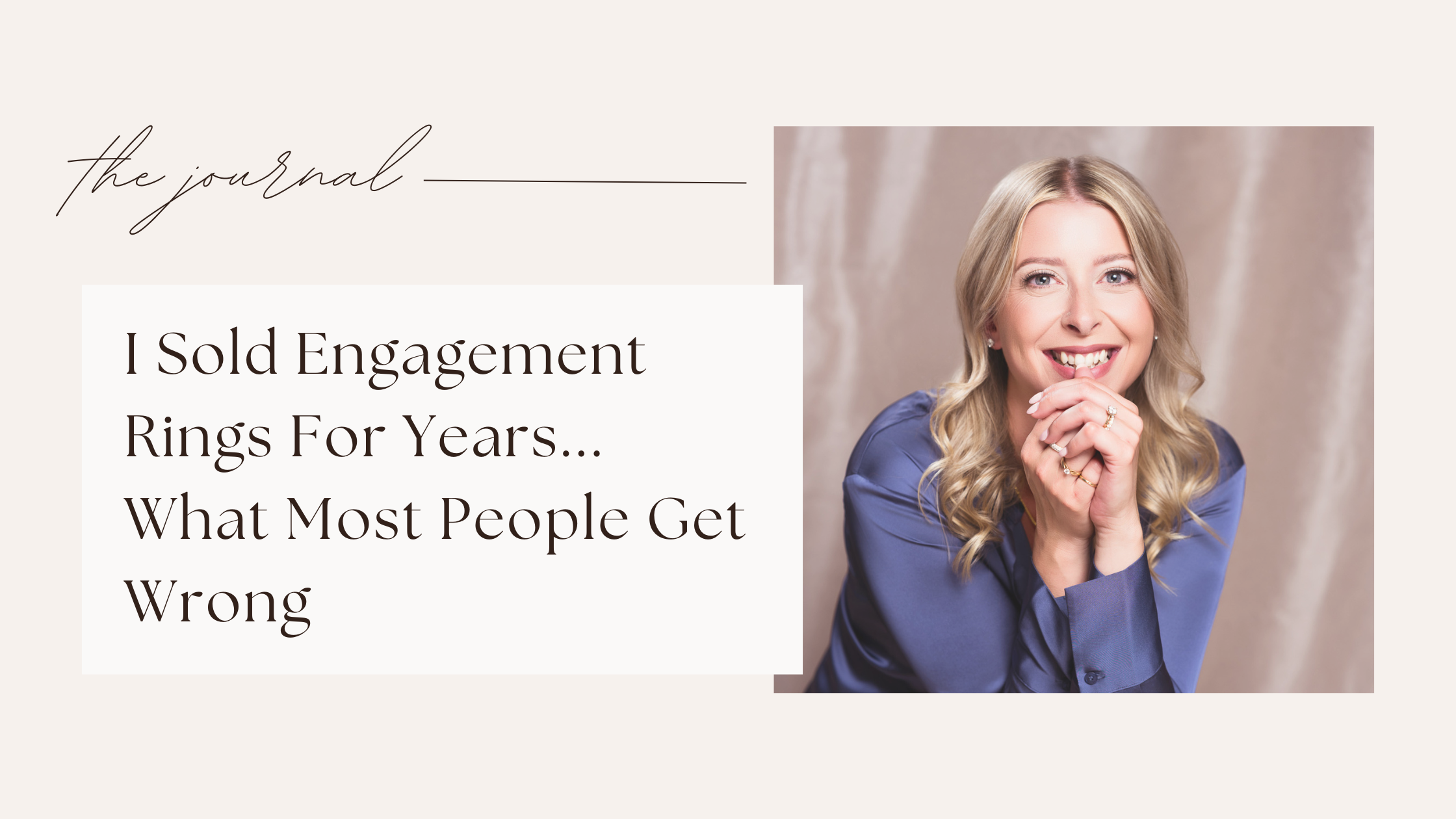 Blog image of independent engagement ring advisor, Robyn Bell-Wong.
