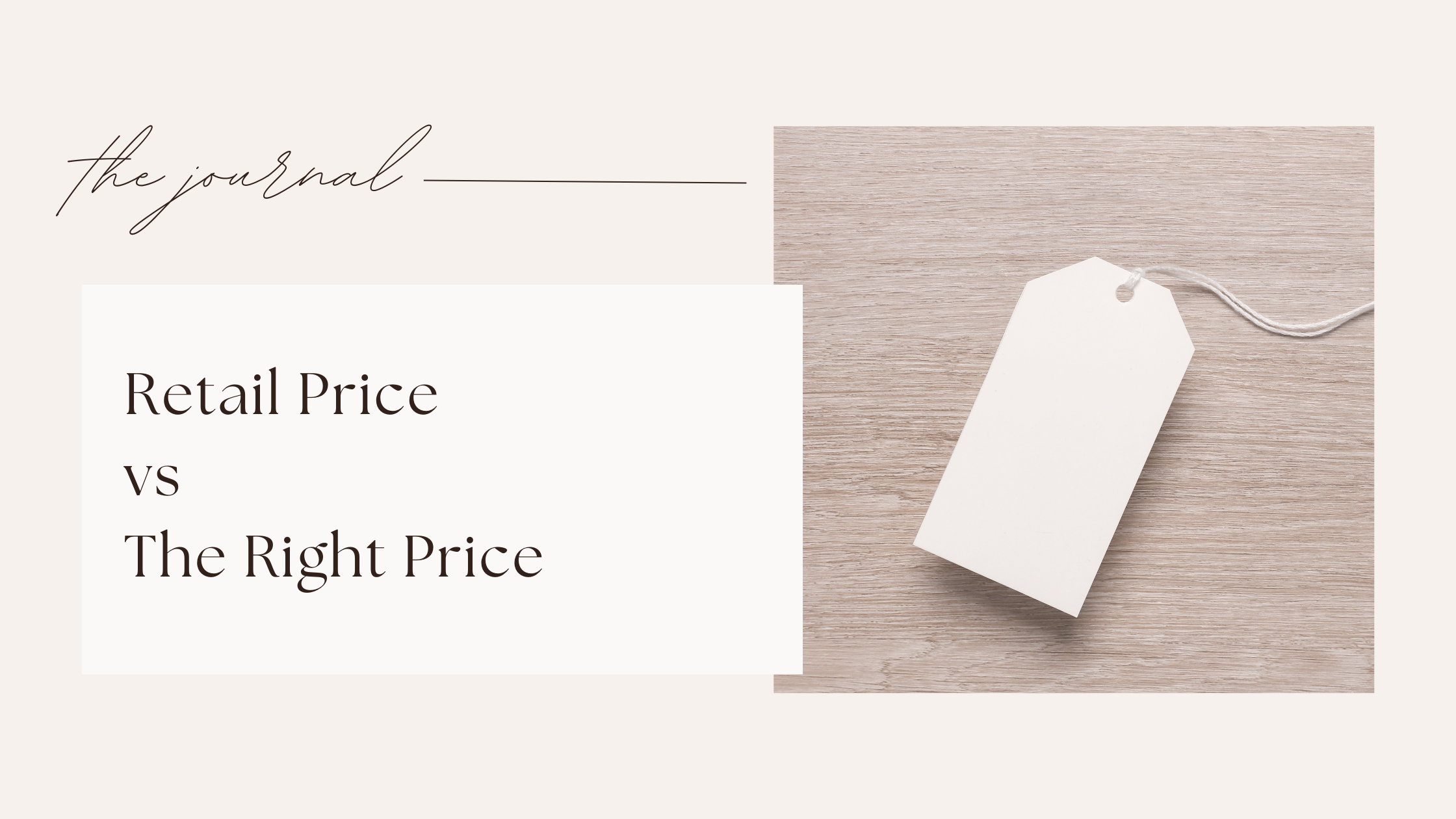 Diamond retail price vs the right price blog banner