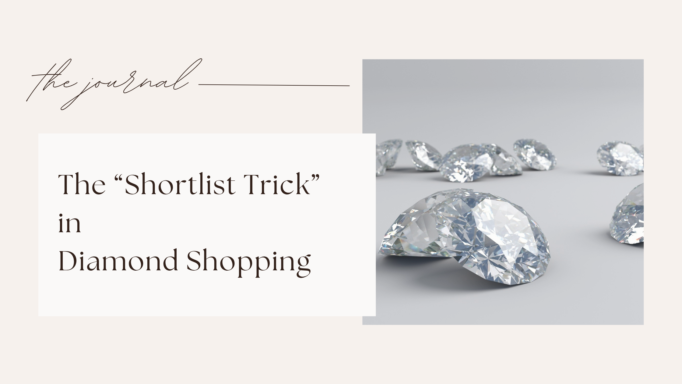 The “Deal” On Your Diamond Shortlist Might Just Be What Was Already in Stock