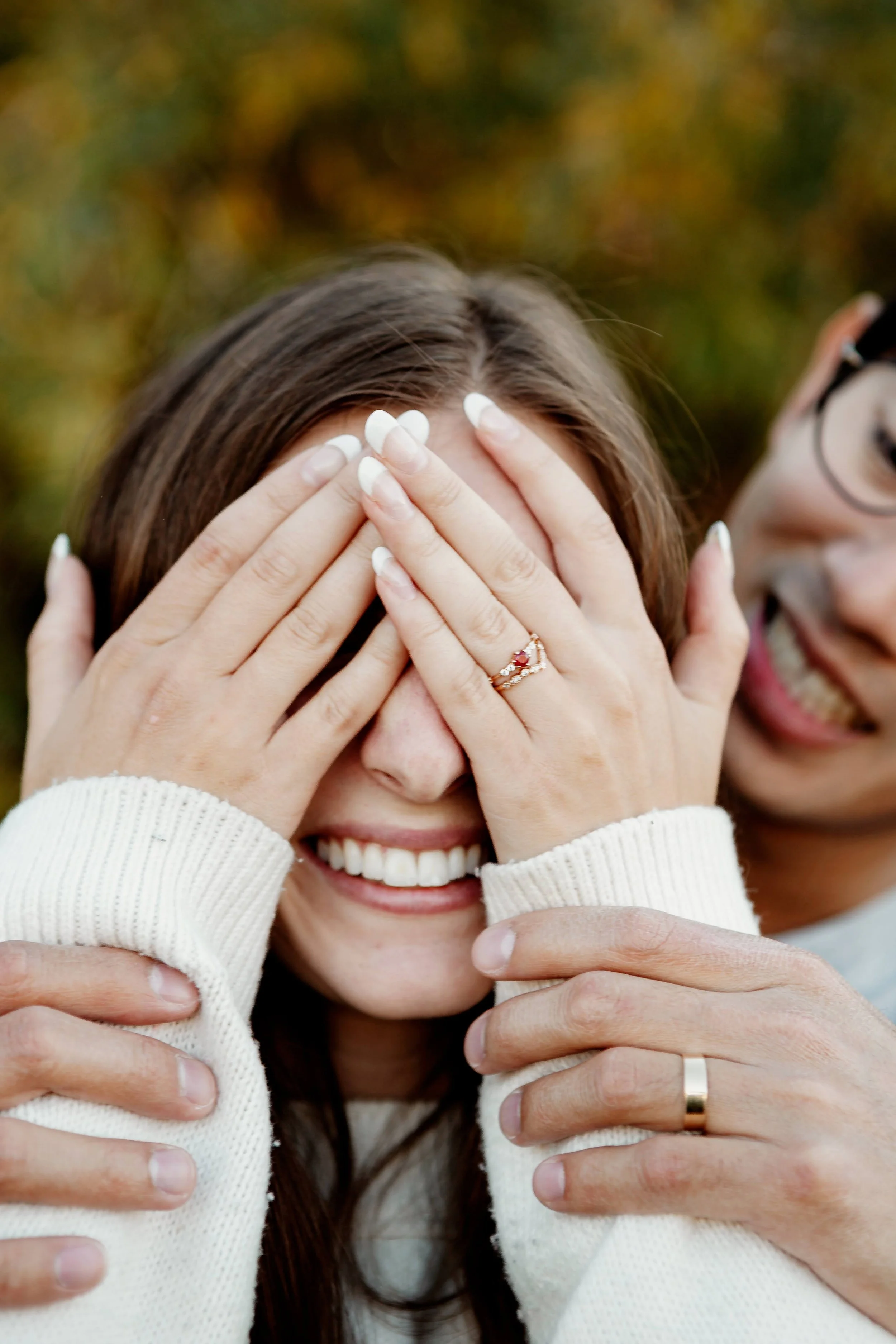 natural light Las Vegas couple wedding portrait