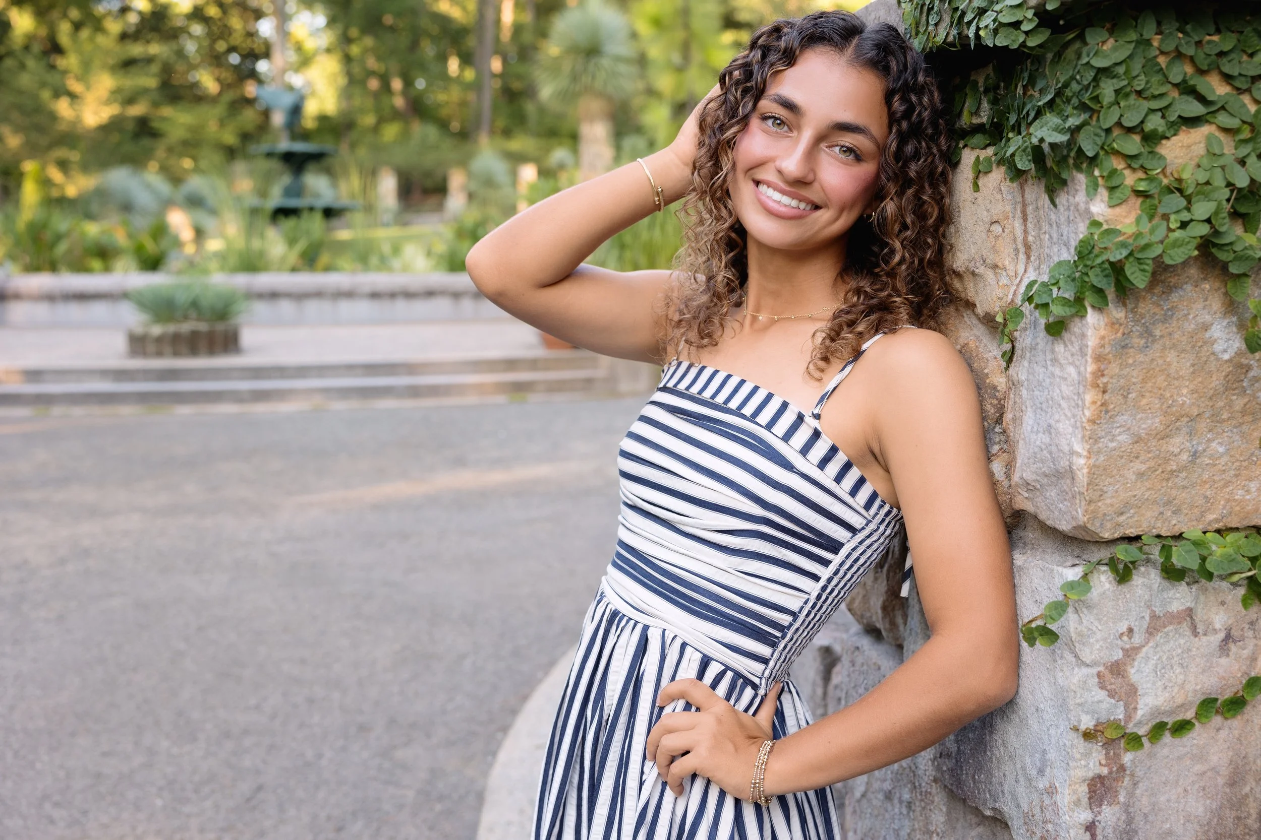Senior Sessions at Sarah P. Duke Gardens in Durham, North Carolina