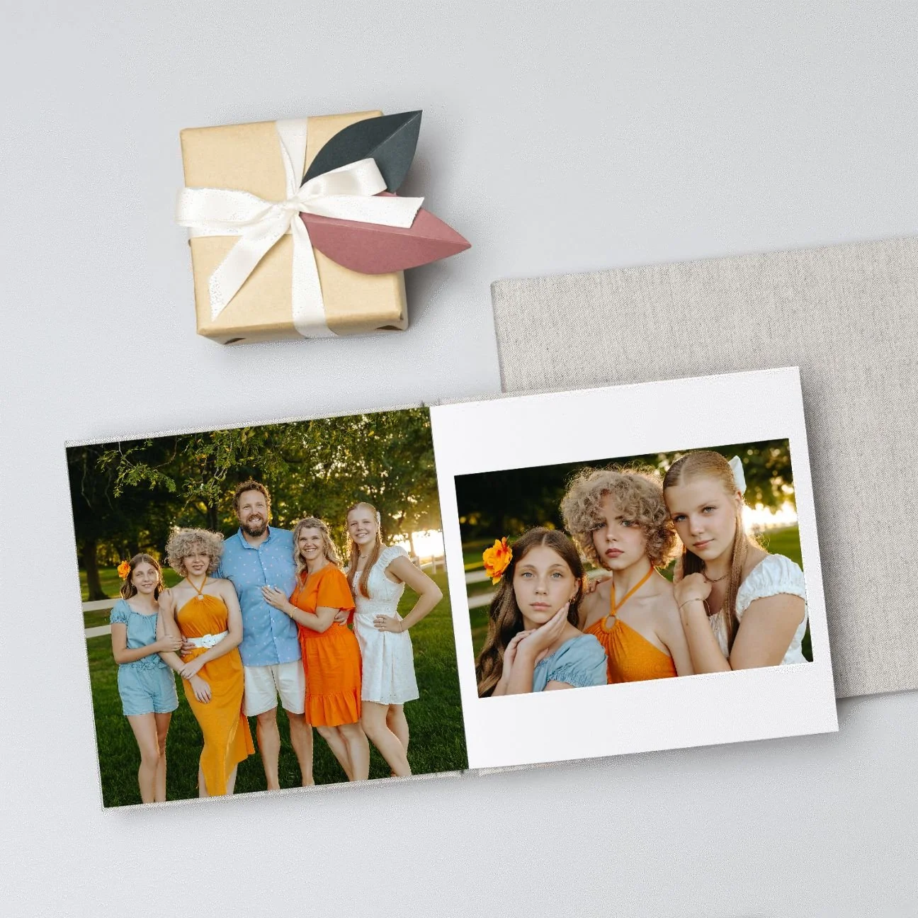 heirloom layflat family photo album las vegas photography