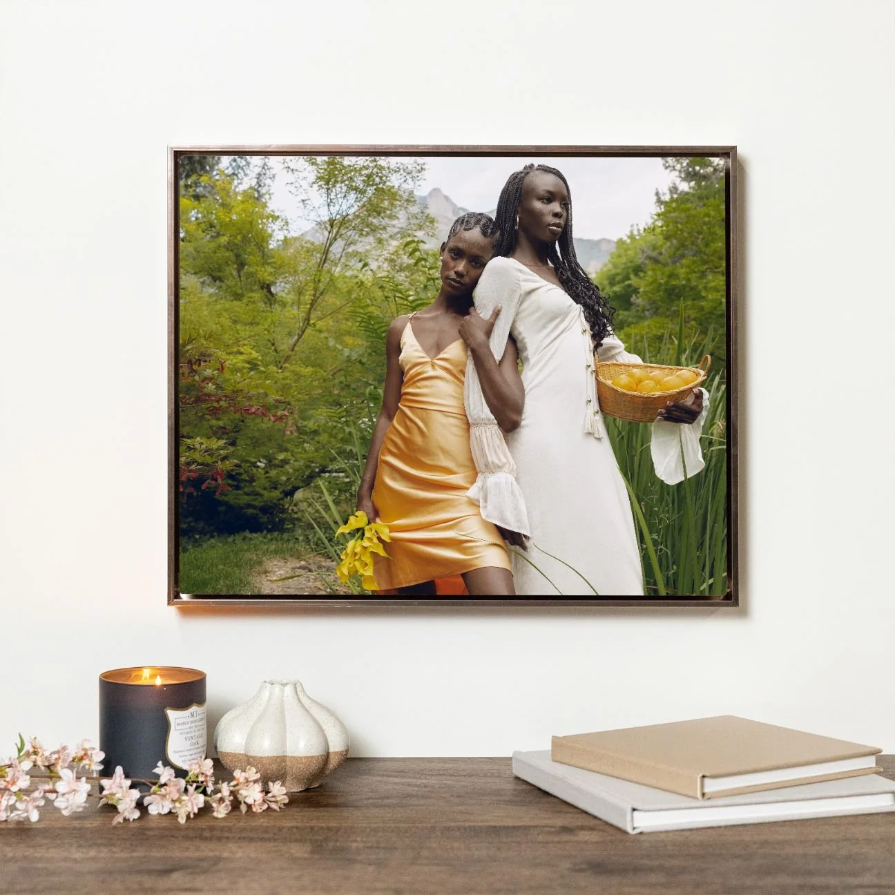 las vegas nevada fine art portrait natural light physical canvas framed image