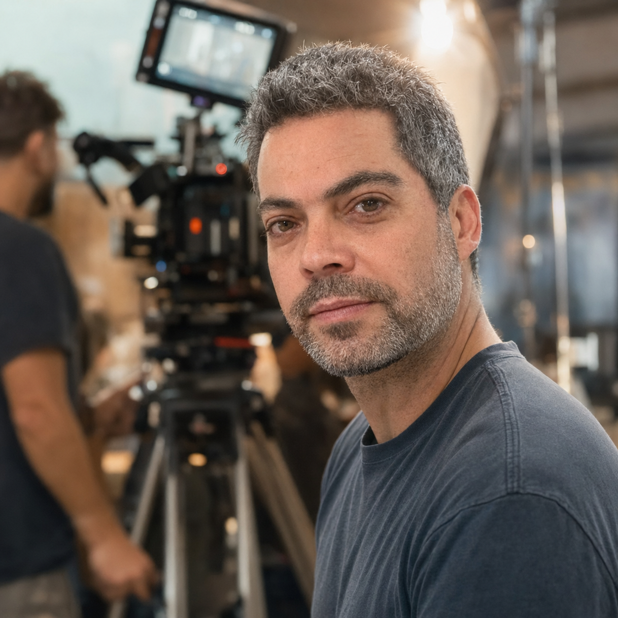 Guy Raphael, creative producer and director, on a video production set