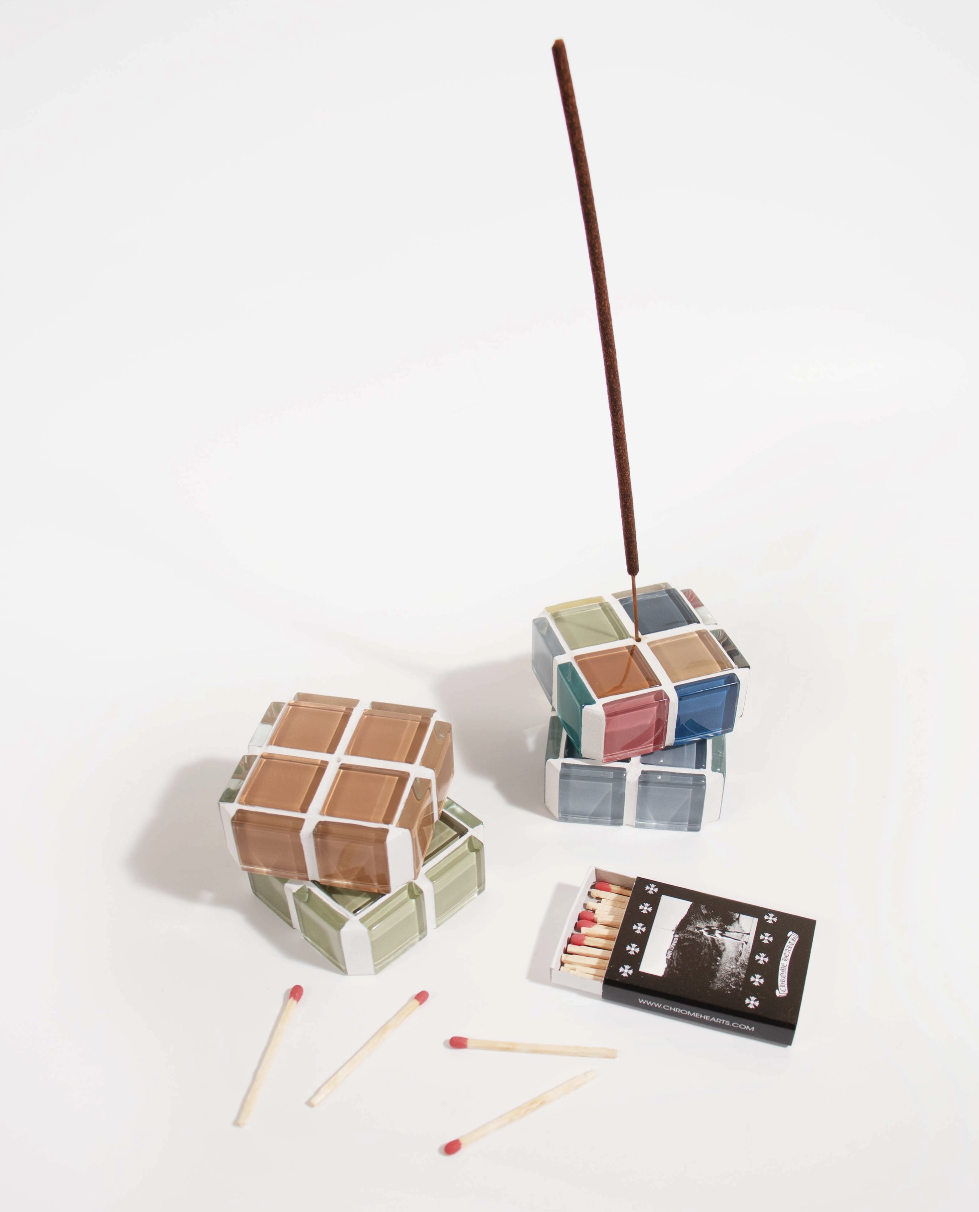 Subtle Art Studios - Glass Tile Incense Holder