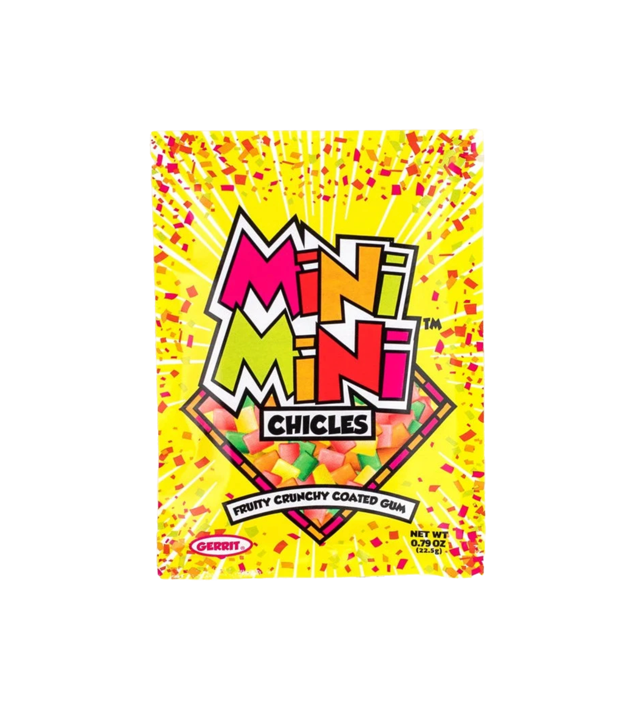 Mini Chicles Fruity Crunchy Coated Gum!