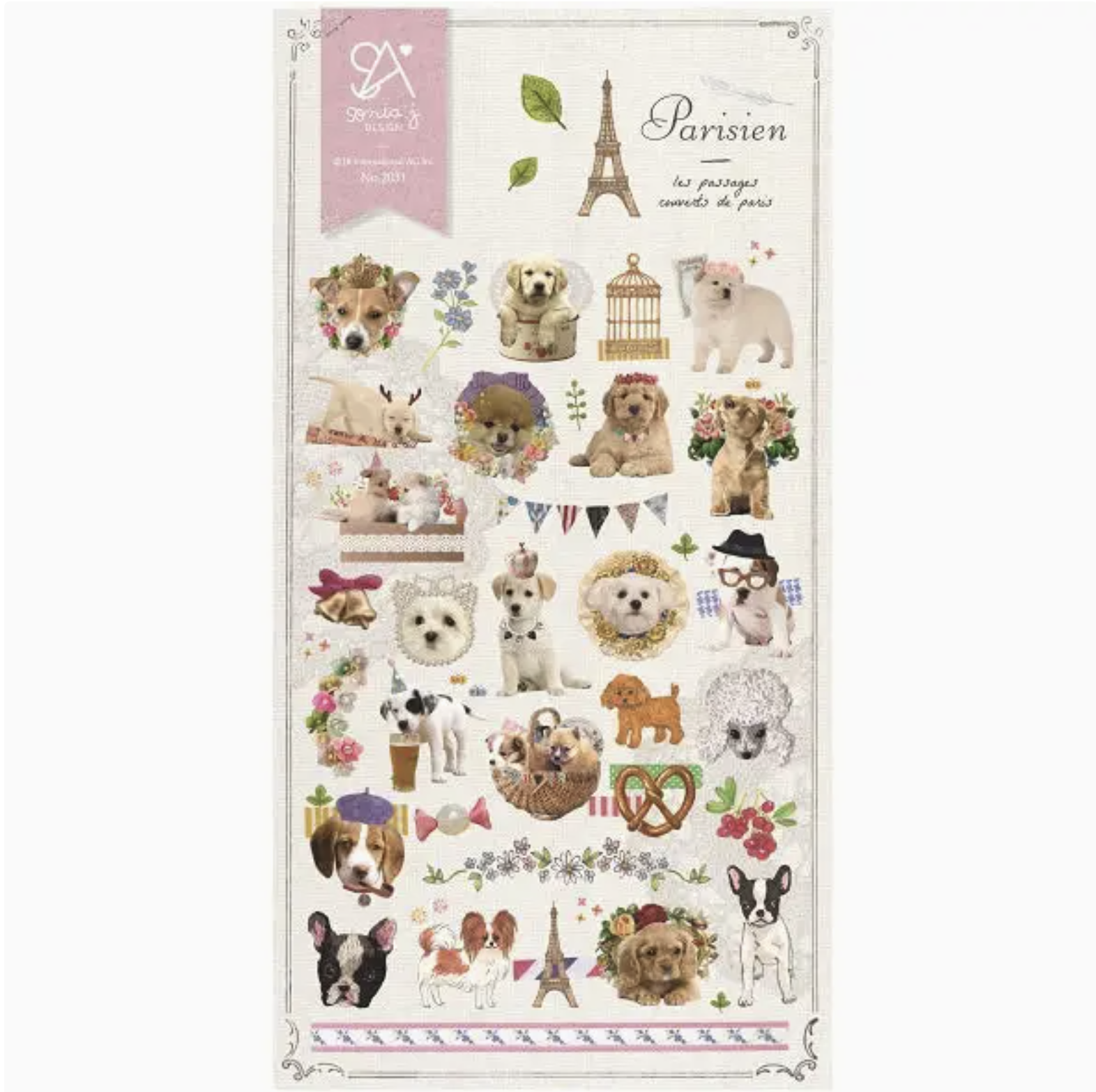 Parisien Dog Stickers!