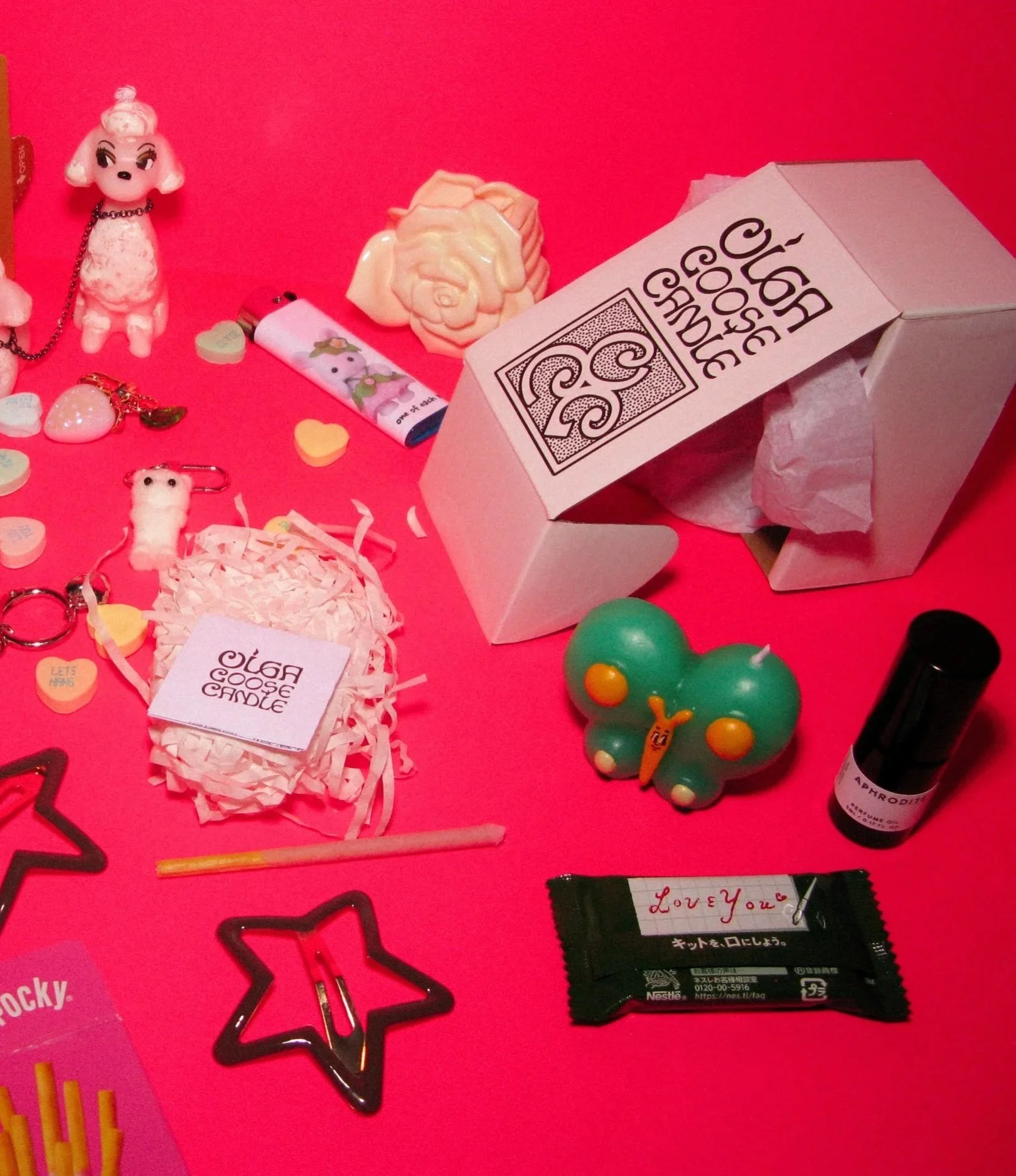 Butterfly Olga Goose Candle