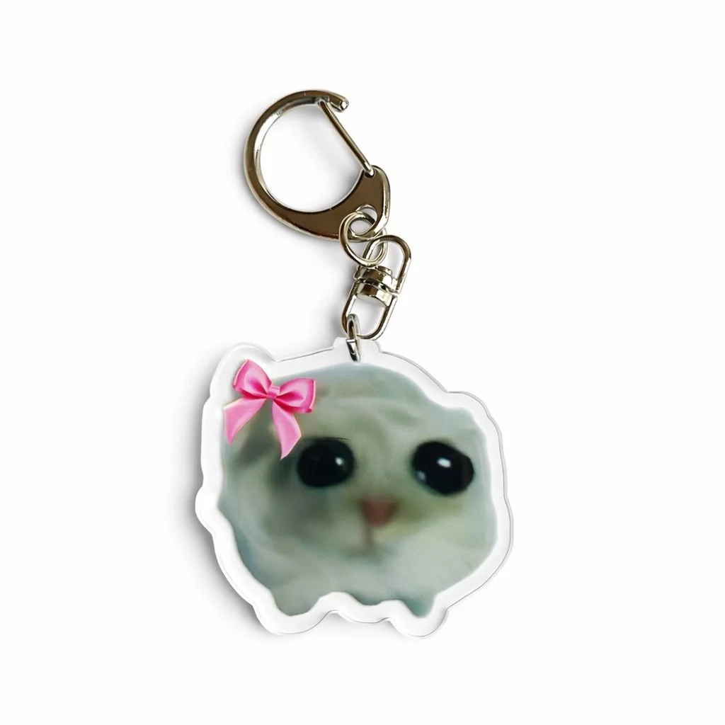 Hamster Meme Keychain