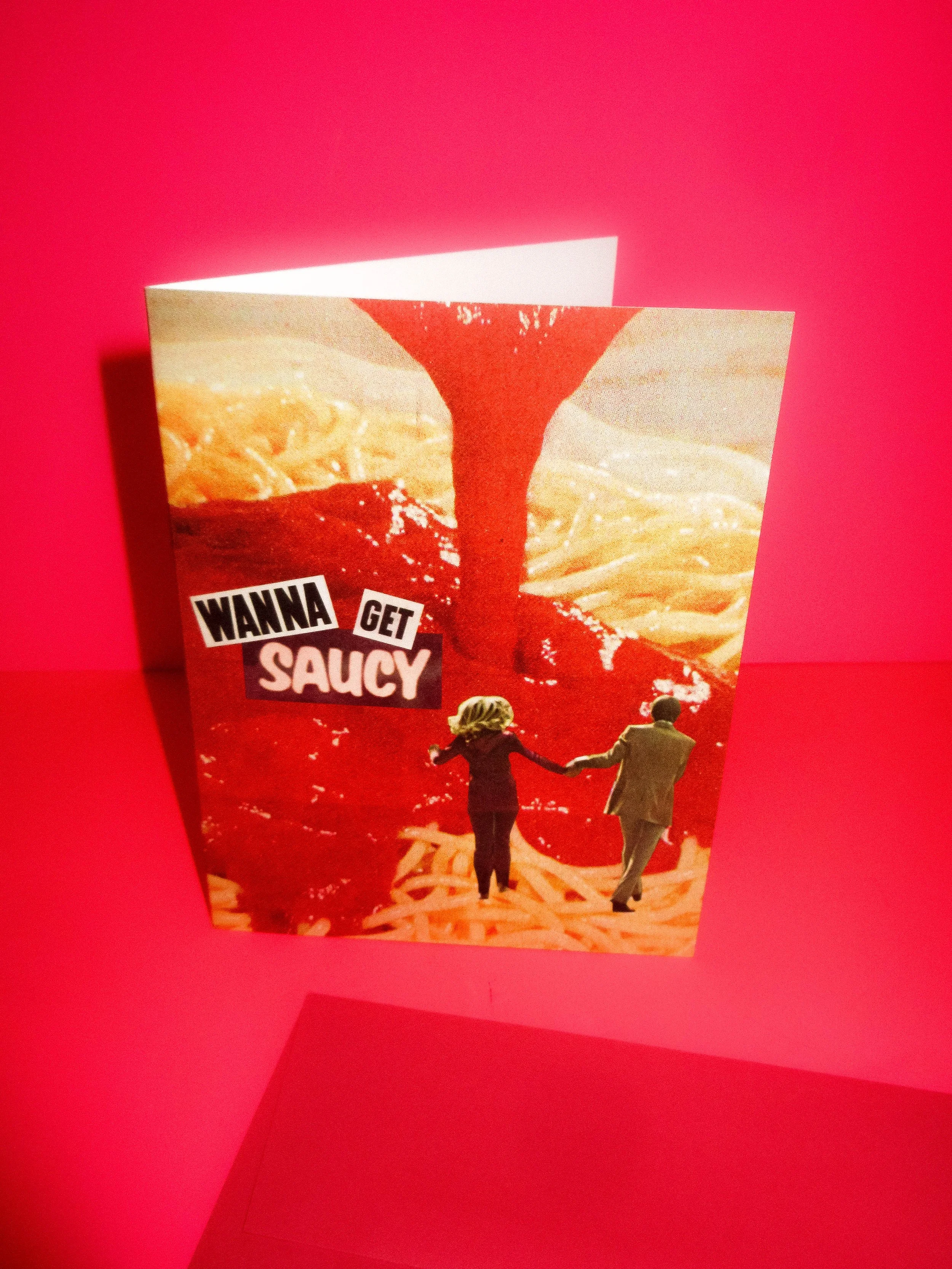 Saucy Love Card by Greenwich Letterpress