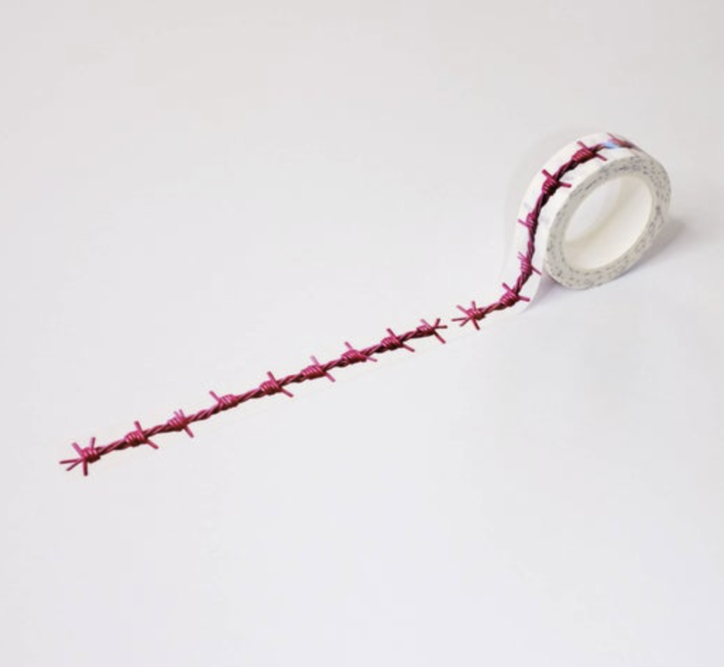 Pink Barbed Wire Washi Tape - Prince of California
