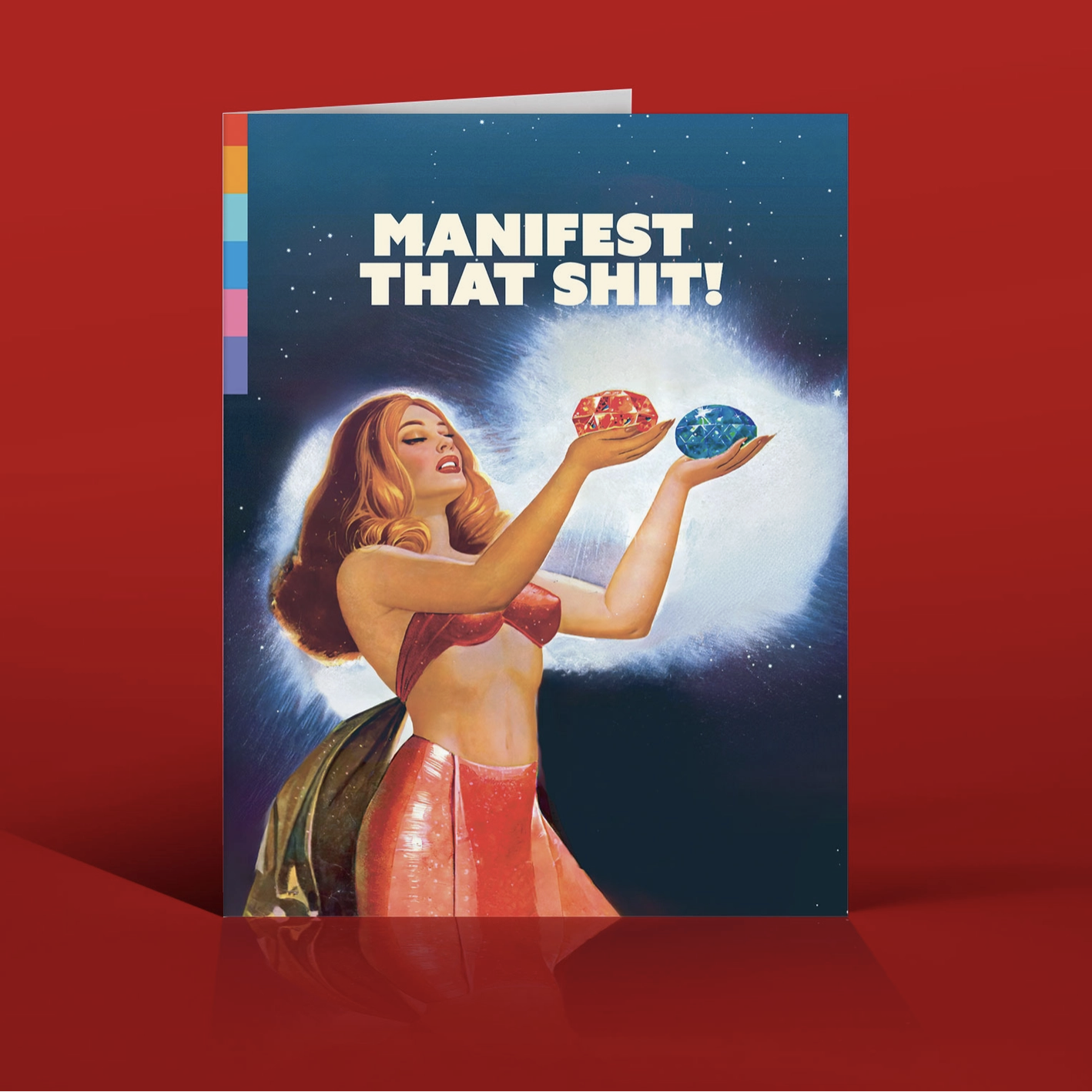 Manifest That Shit! Card by Offensively Delightful