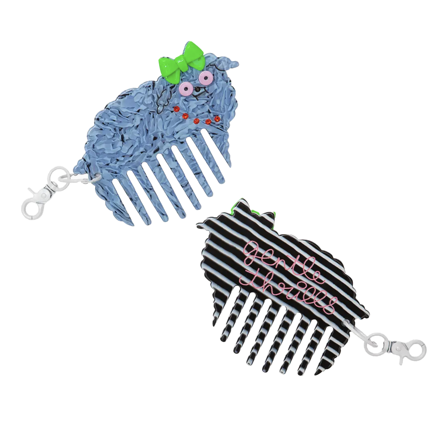 Poodle Comb Bag Charm! by Gentle Thrills