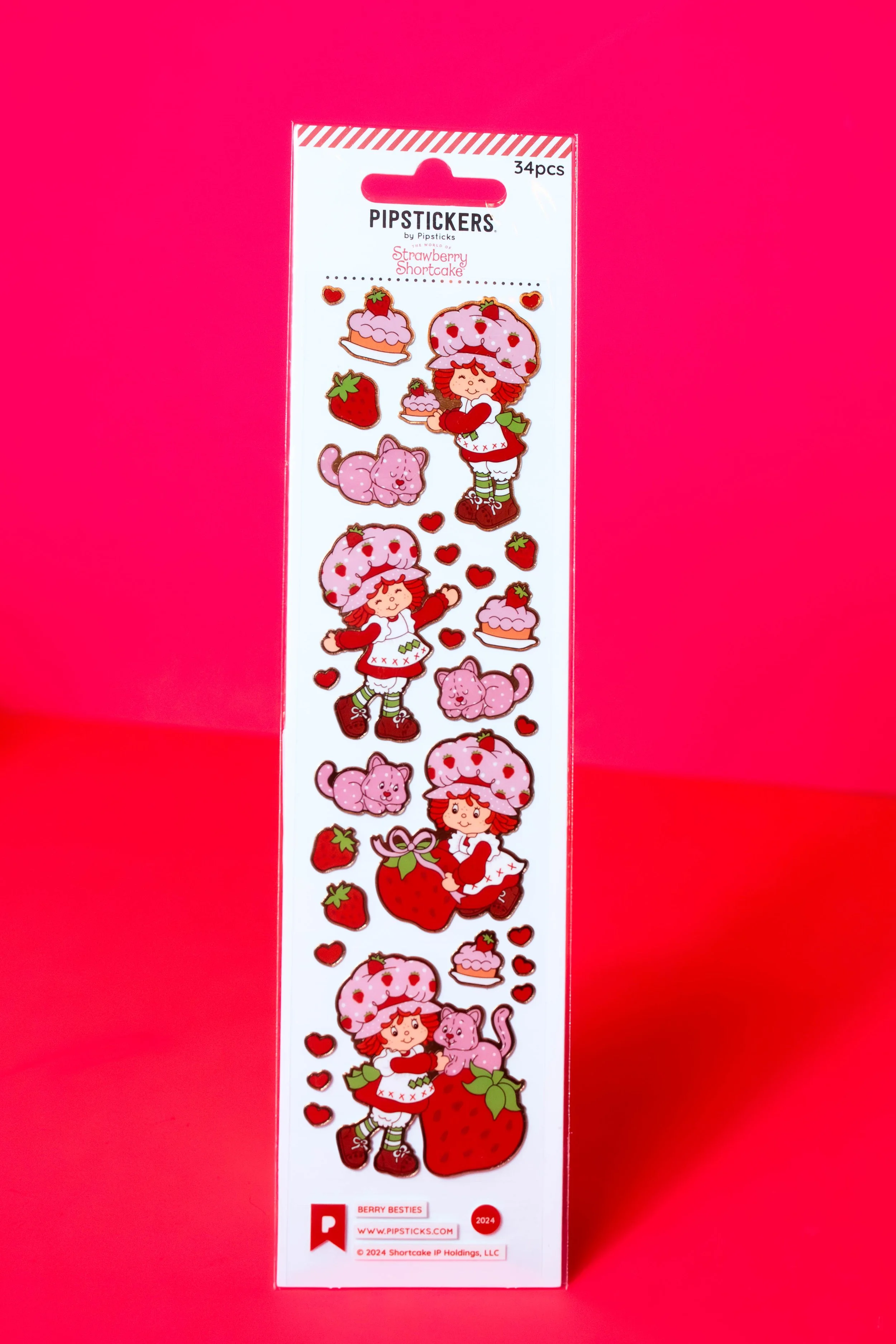 Strawberry Shortcake Stickers by Pipsticks