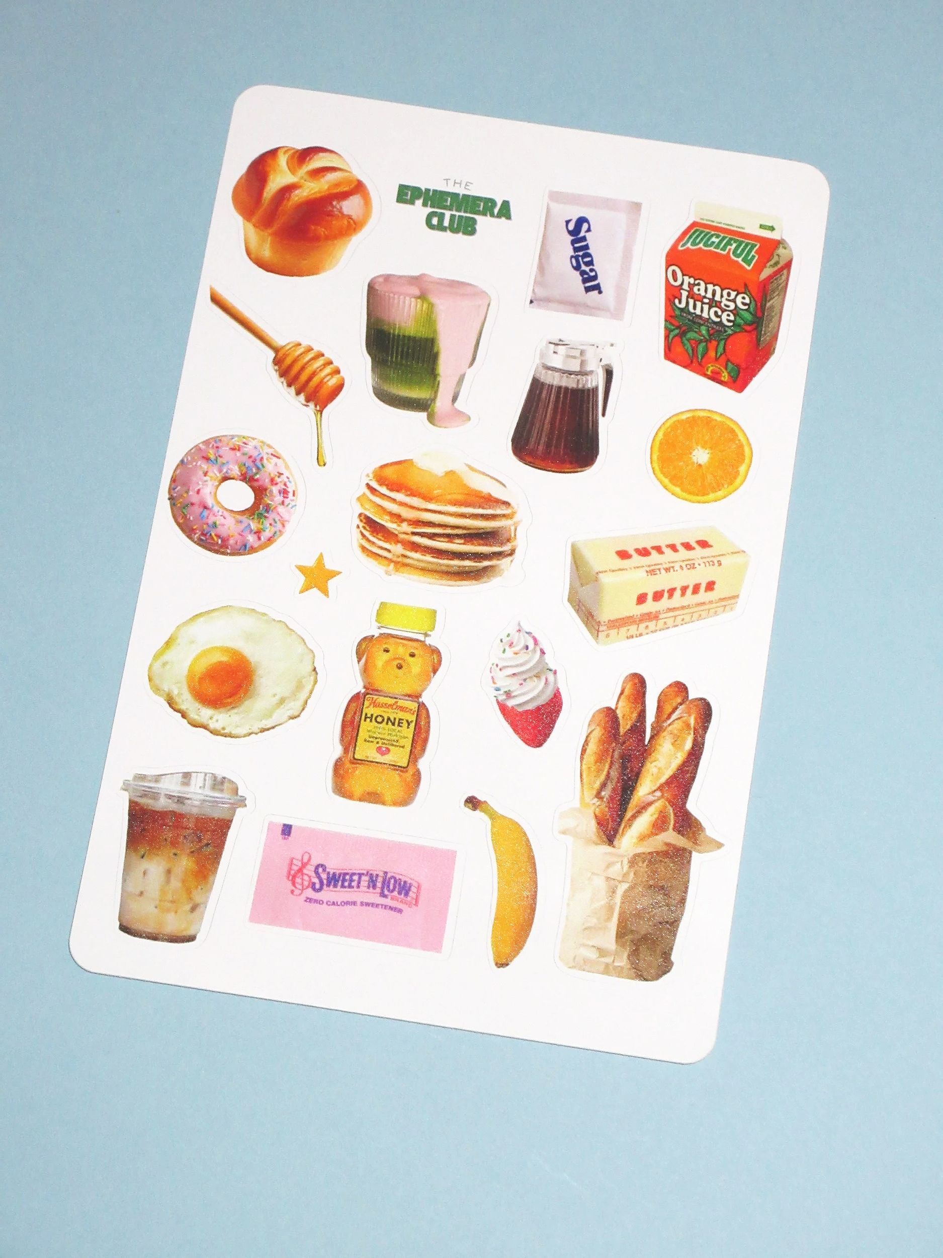 Breakfast Food Sticker Sheet - The Ephemera Club