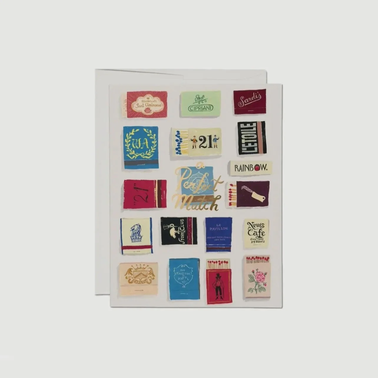 A Perfect Match Card by Red Cap Cards