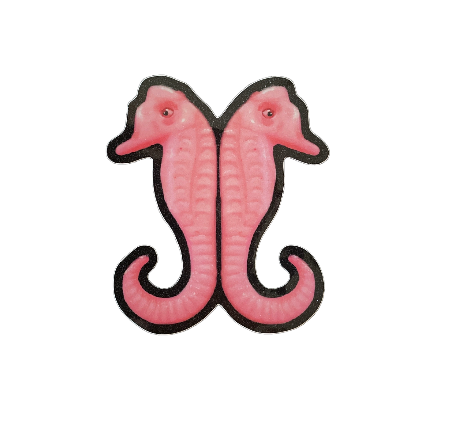 Seahorse Twins Glitter Sticker by Aimee Miller