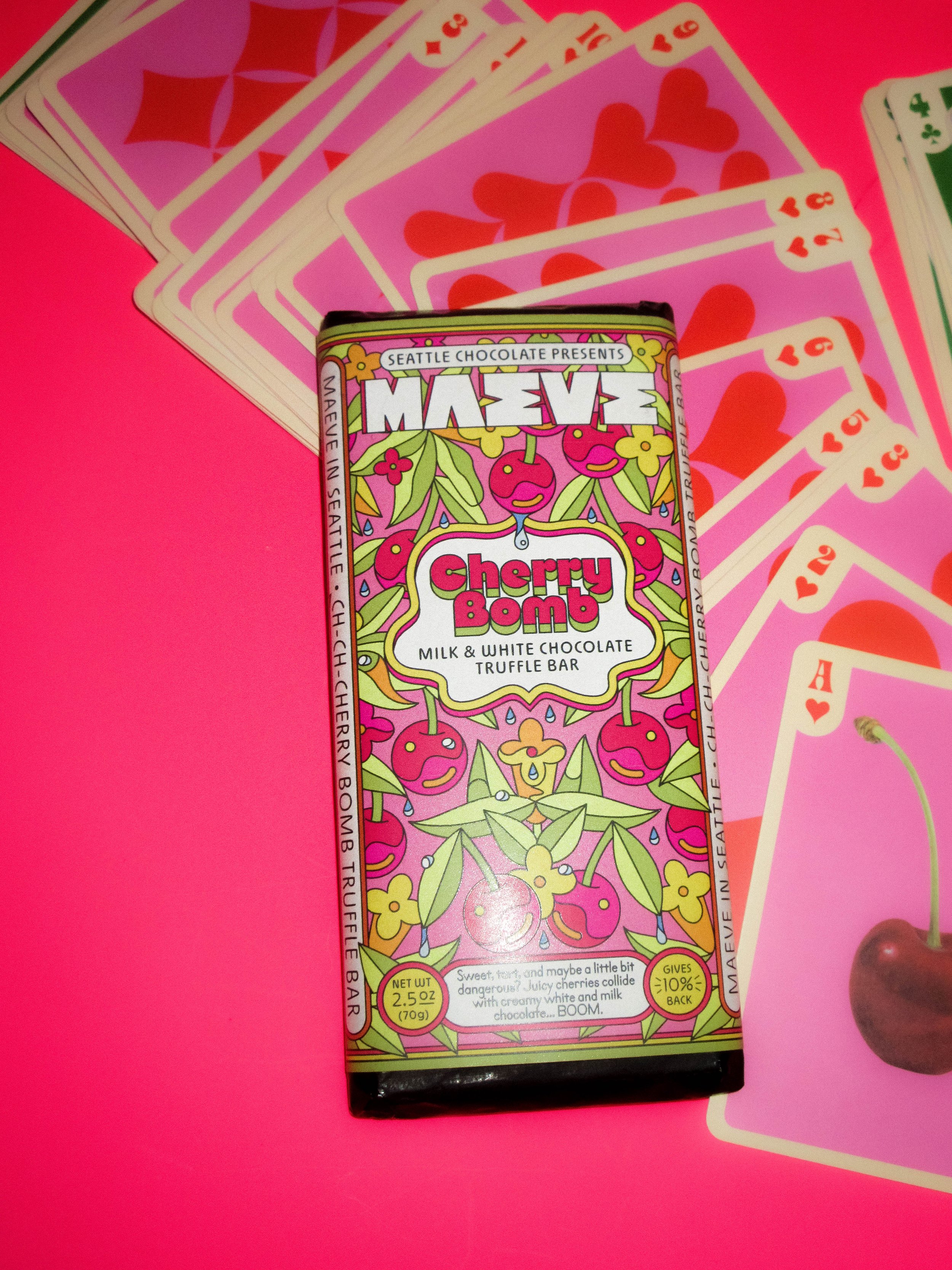 Cherry Bomb Chocolate by Maeve