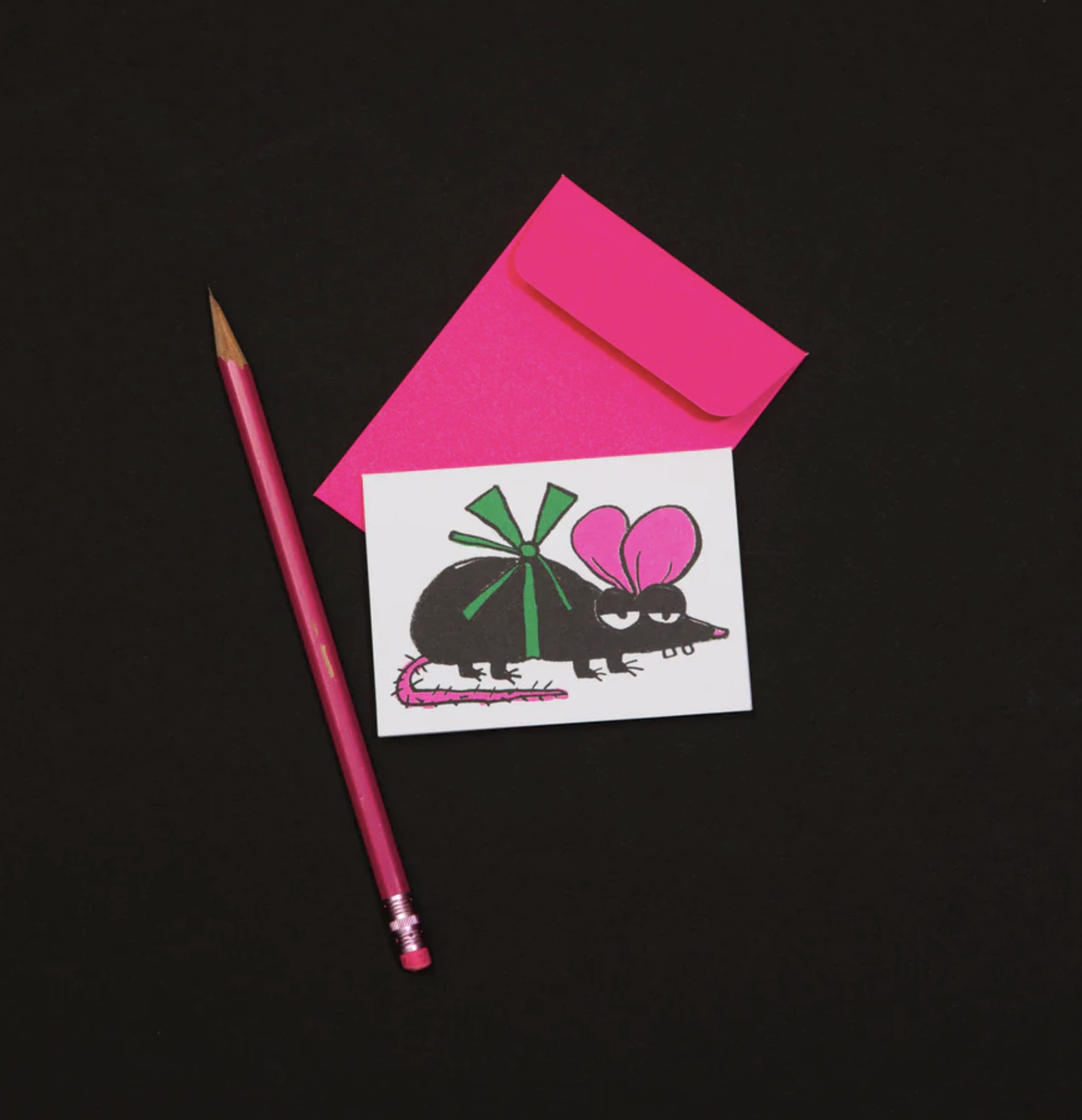 Mini Rat Card by Gentle Thrills