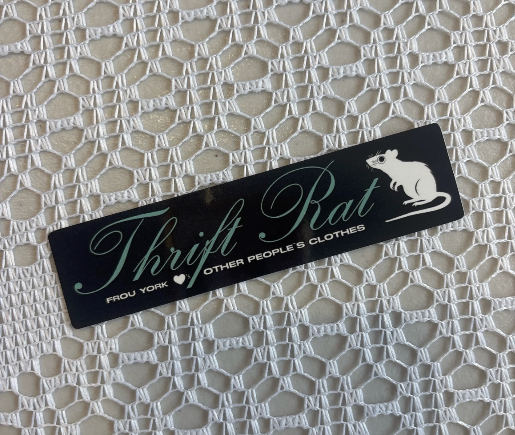 Thrift Rat Thin OPC x Frou York Sticker