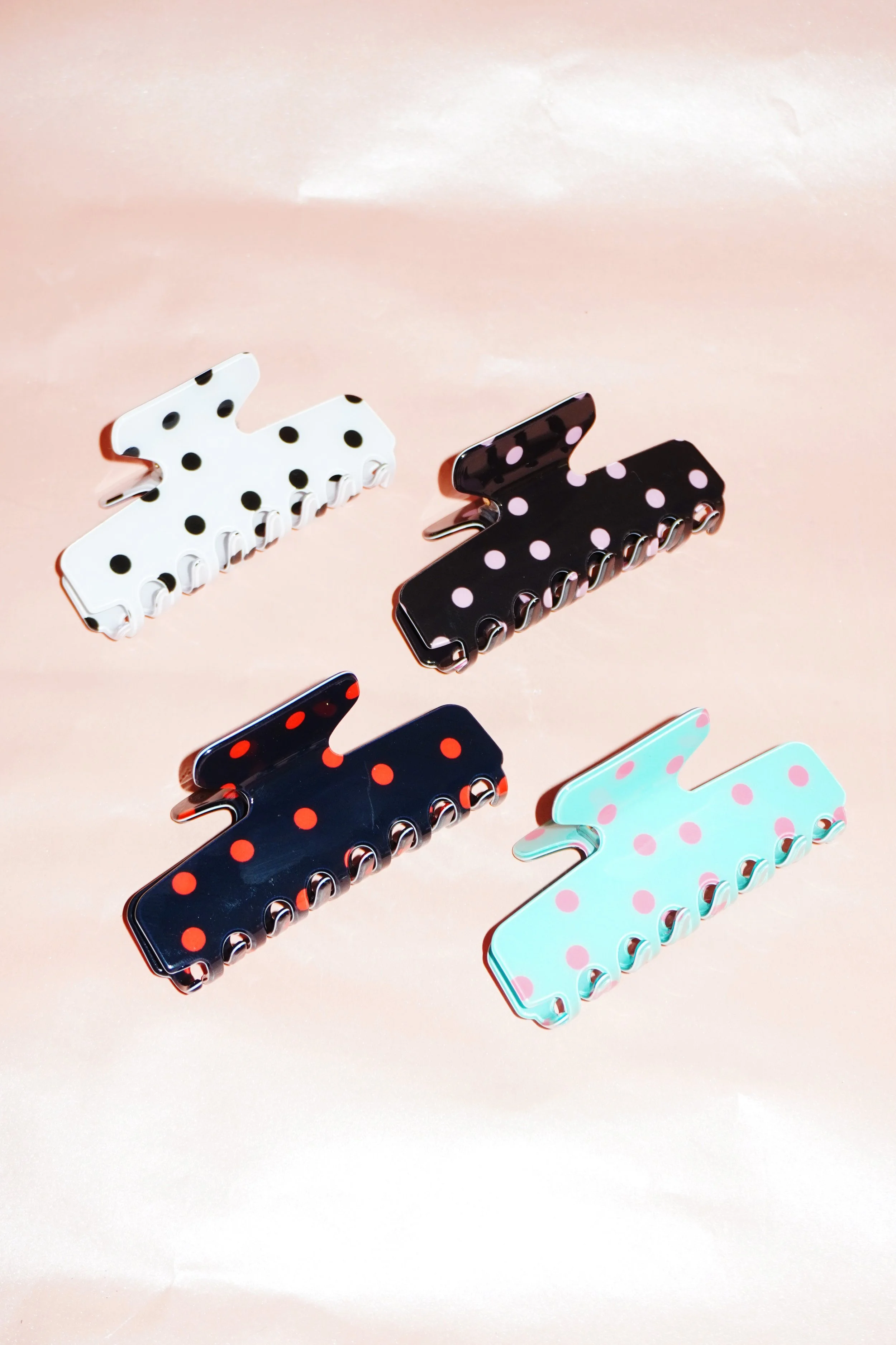 Polka Dot Claw Clip