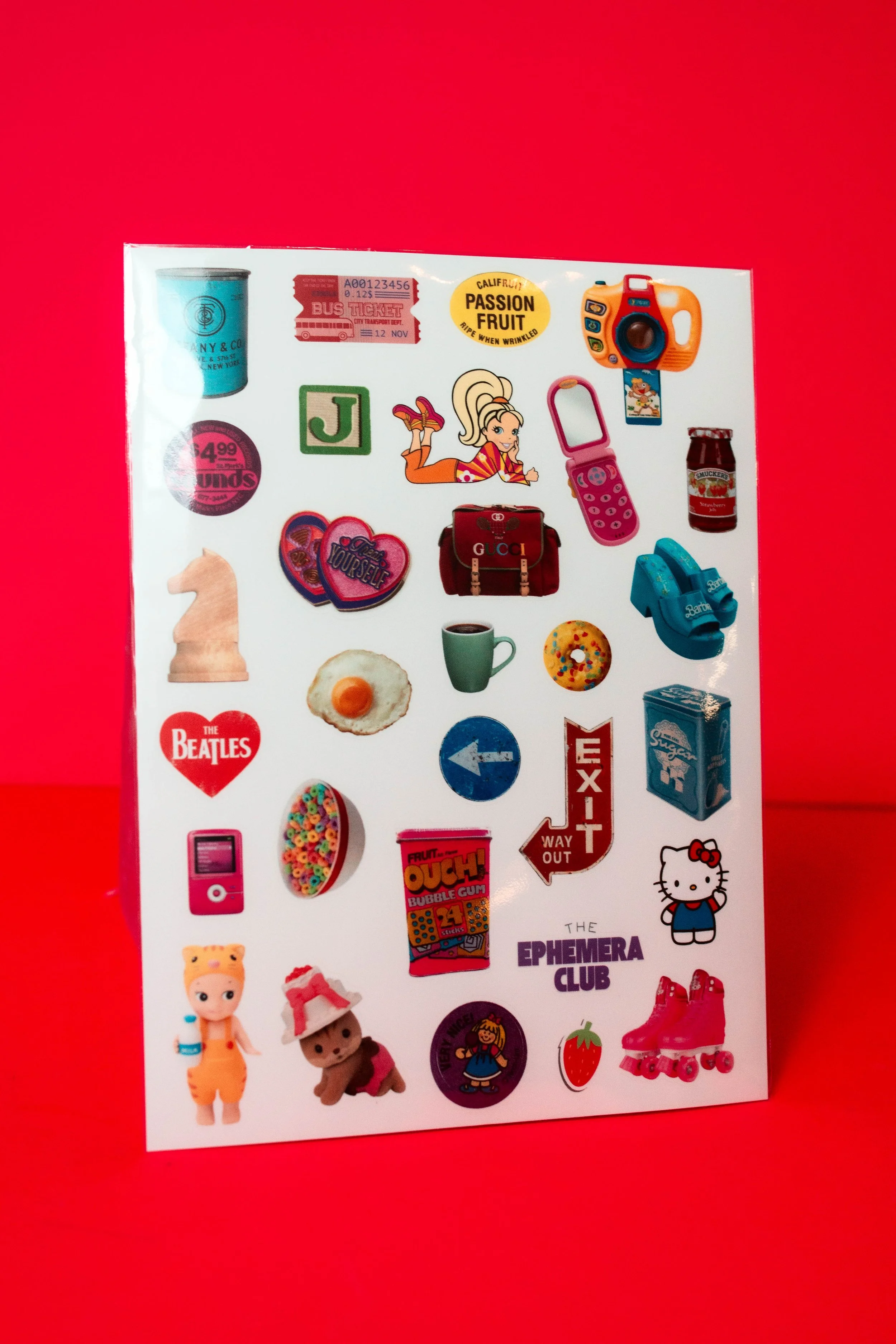 Retro Nostalgia, Y2K Volume 4 Sticker Sheet - Ephemera Club