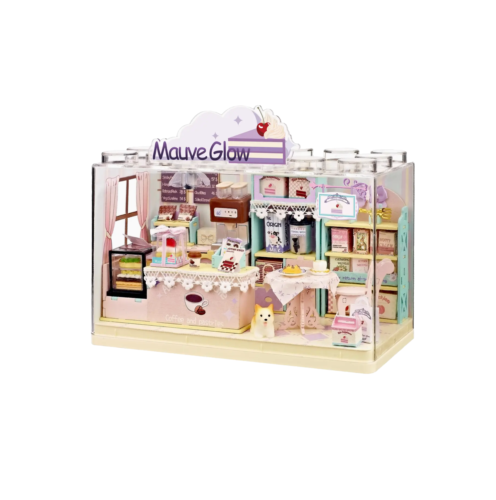 Mauve Glow XL Diorama Box by Sekaido