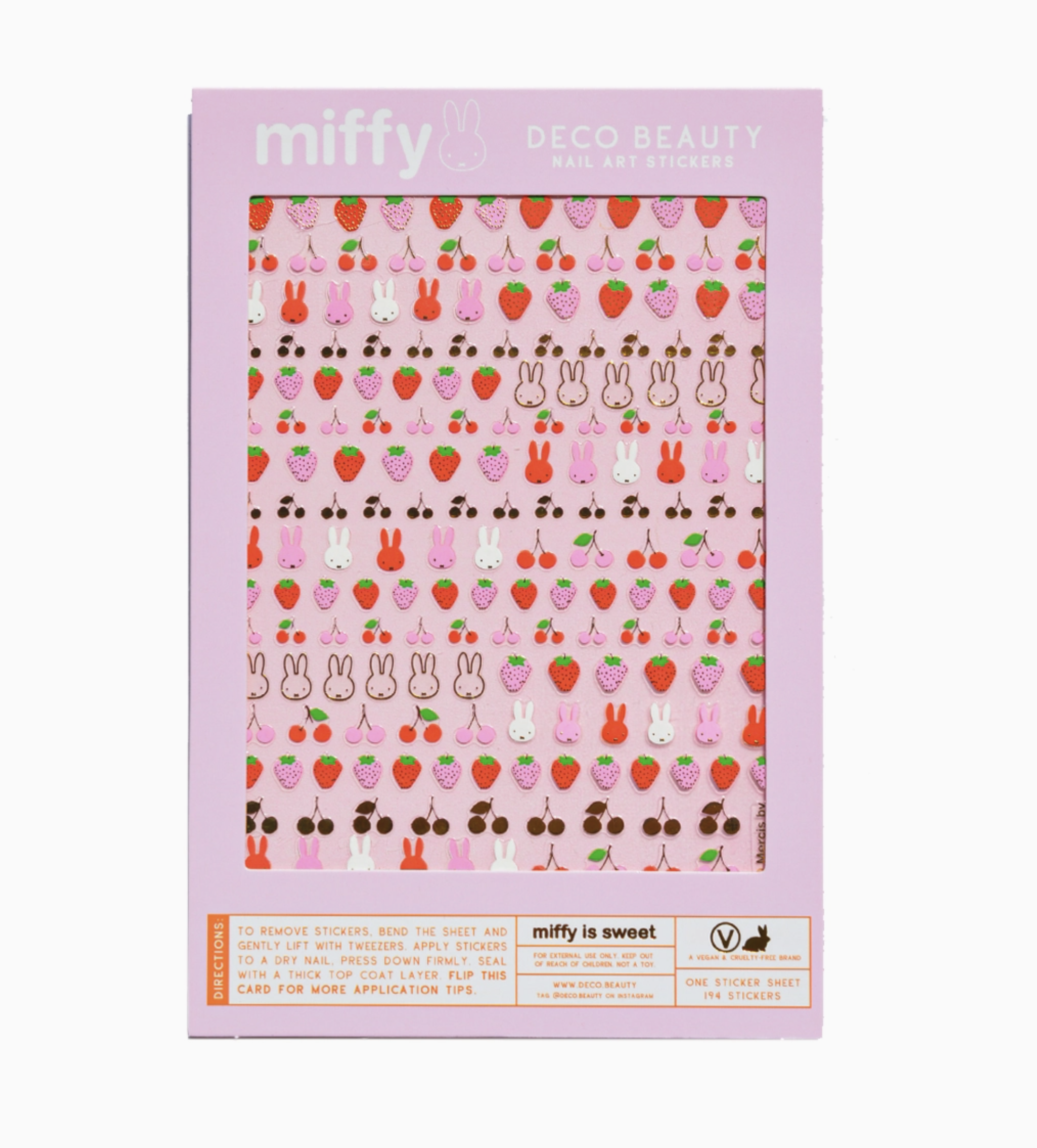 Miffy Is Sweet Nail Stickers by Deco Beauty