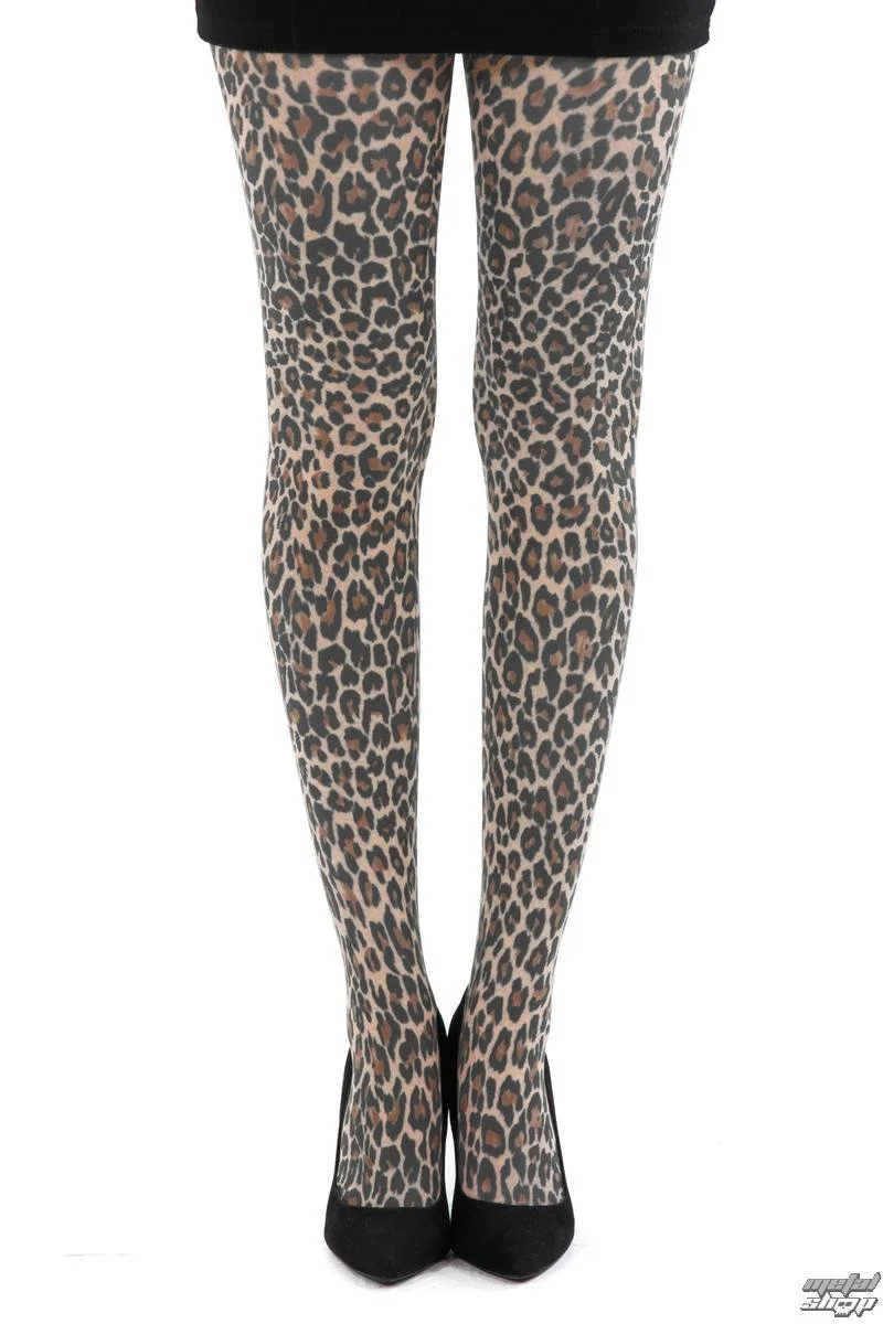 Pamela Mann Small Leopard Print Tights