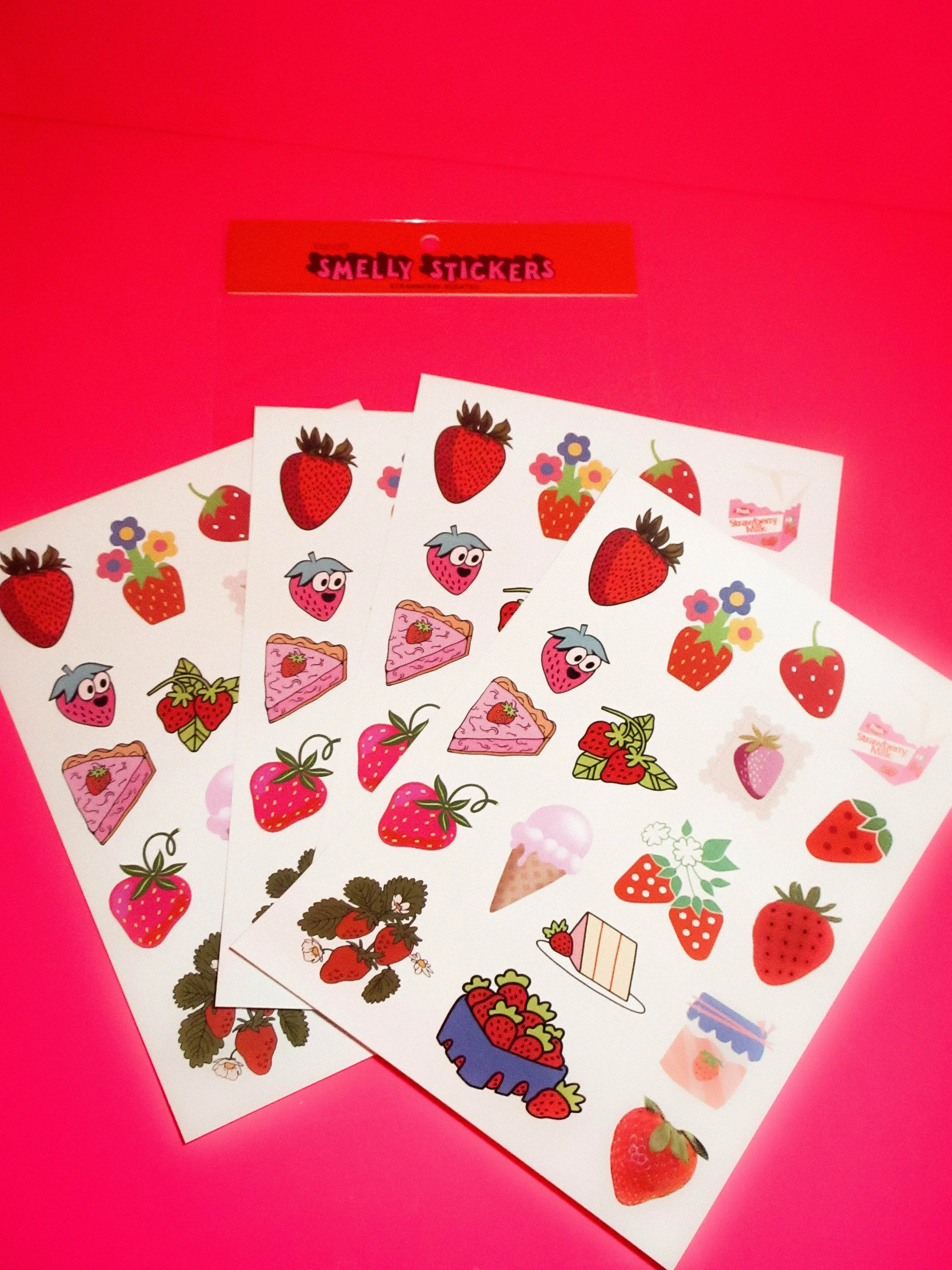 Strawberry Scented Stickers by ban.do
