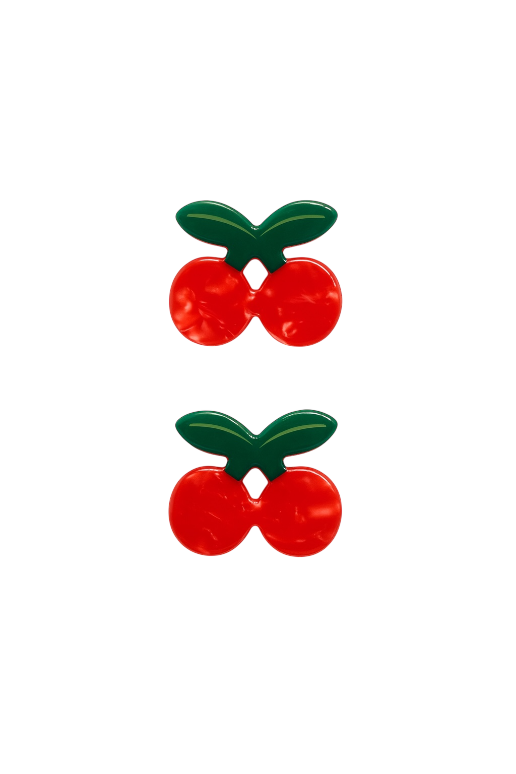 Mini Cherry Hair Clips