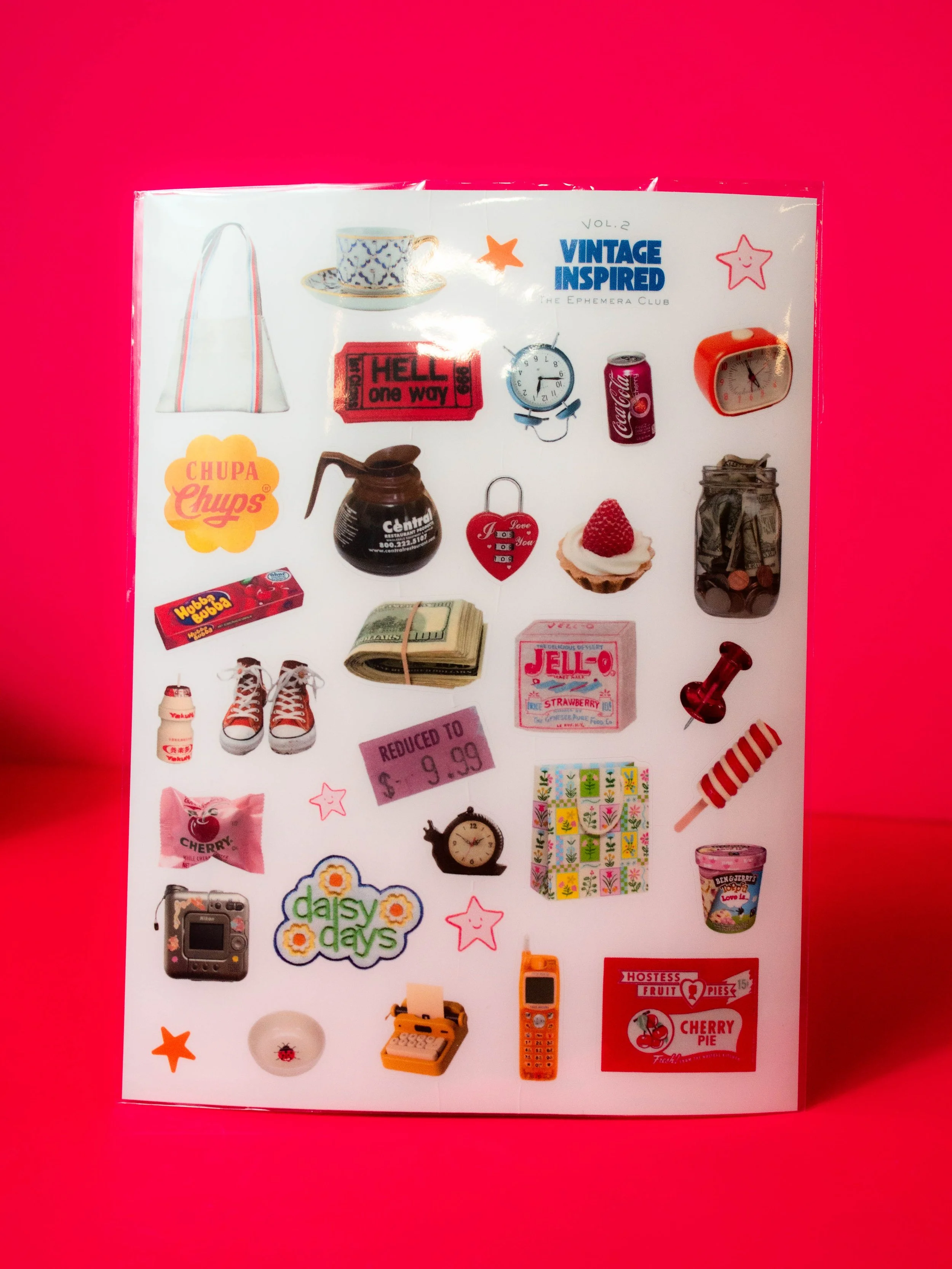 Vintage Aesthetic Volume 2 Sticker Sheet -The Ephemera Club