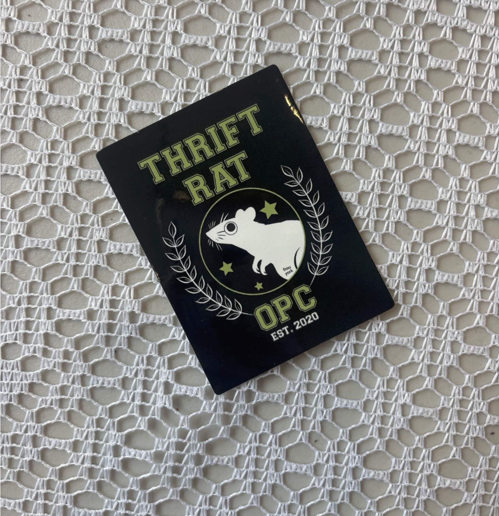 Thrift Rat OPC x Frou York Sticker