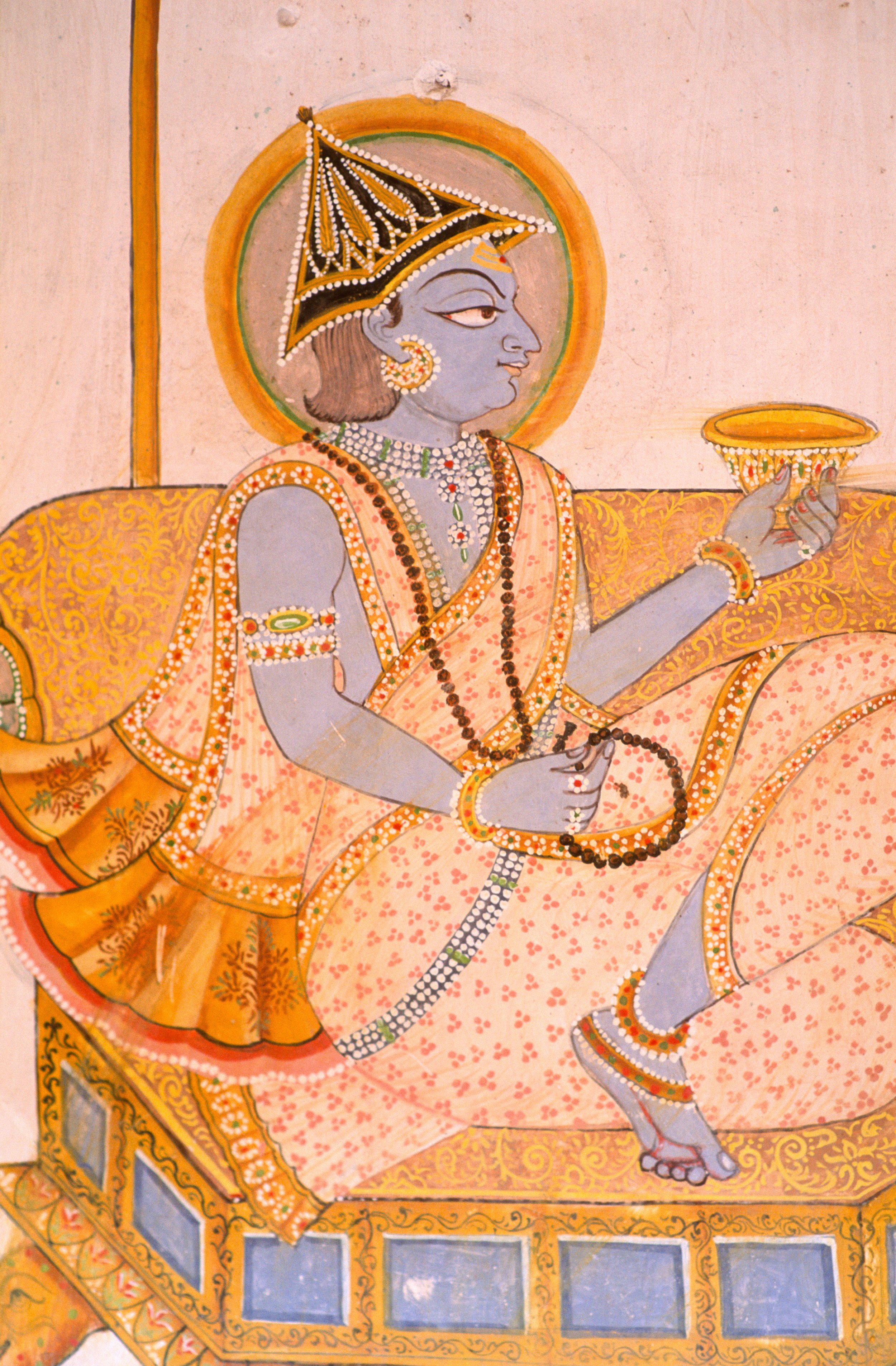 Wall painting, Mehrangarh Fort, Jodhpur